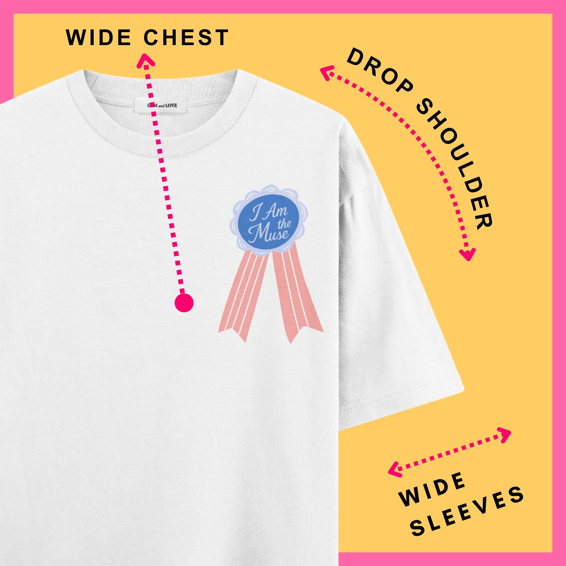 I Am the Muse Oversized T-Shirt