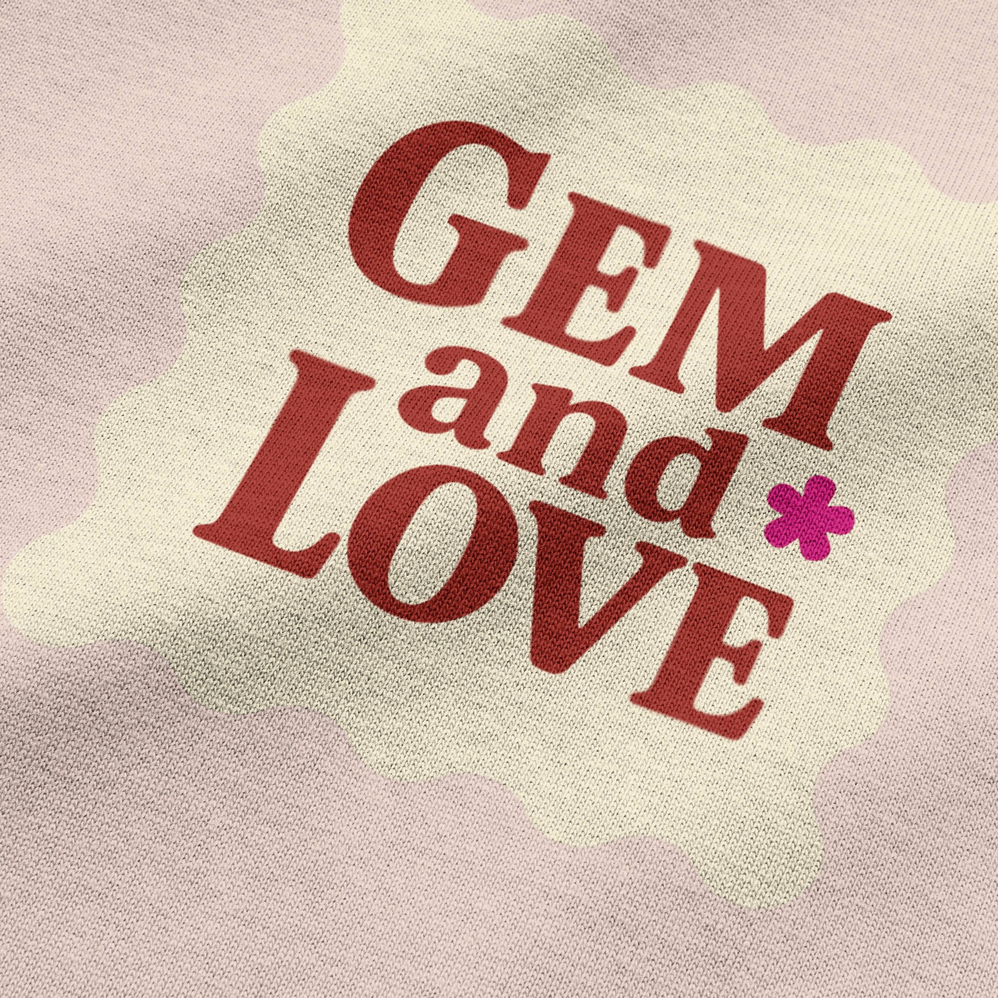 “Gem and Love Logo” Zipper Tote Bag