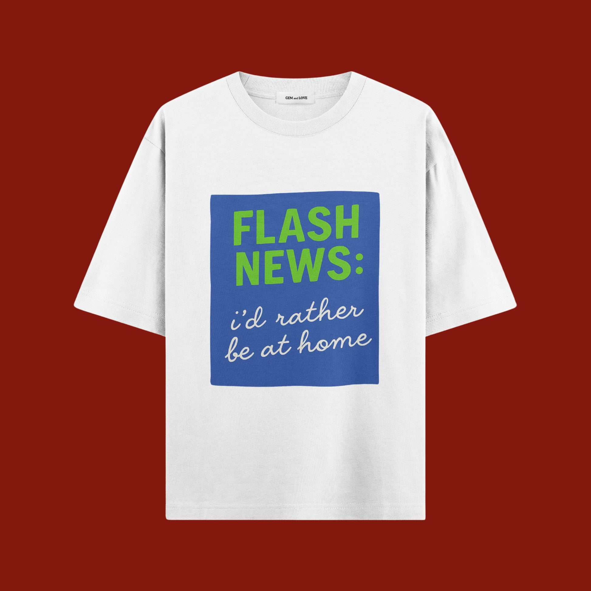 Flash News Oversized T-Shirt – Good Things Are Coming