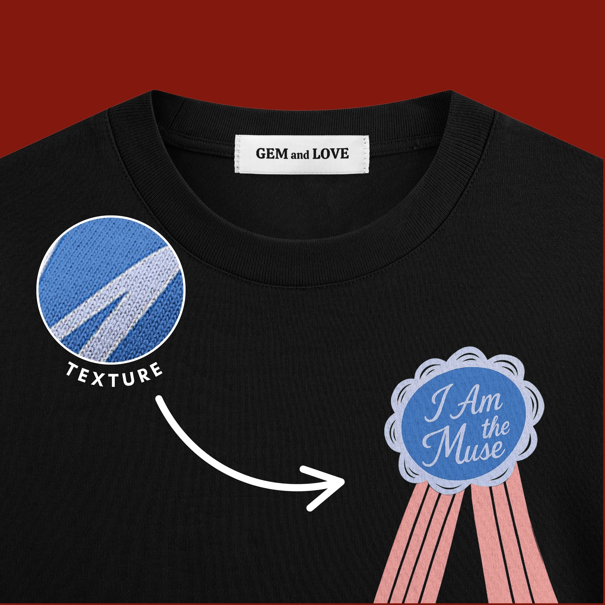 I Am the Muse Oversized T-Shirt