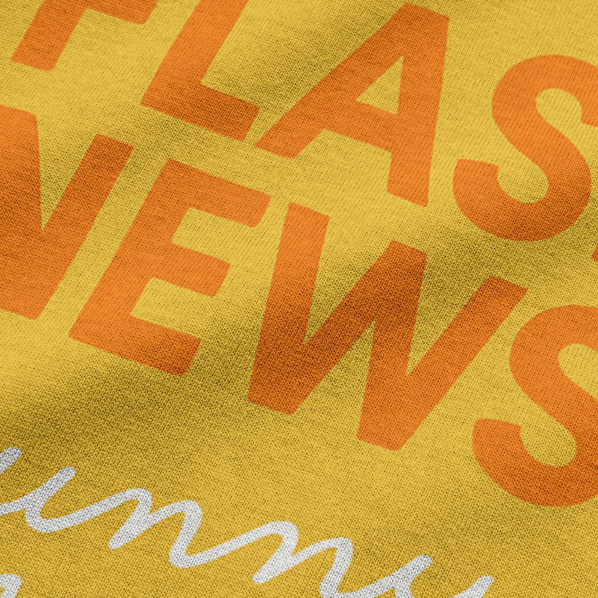 Flash News Graphic Oversized T-Shirt – Sunny Days Ahead