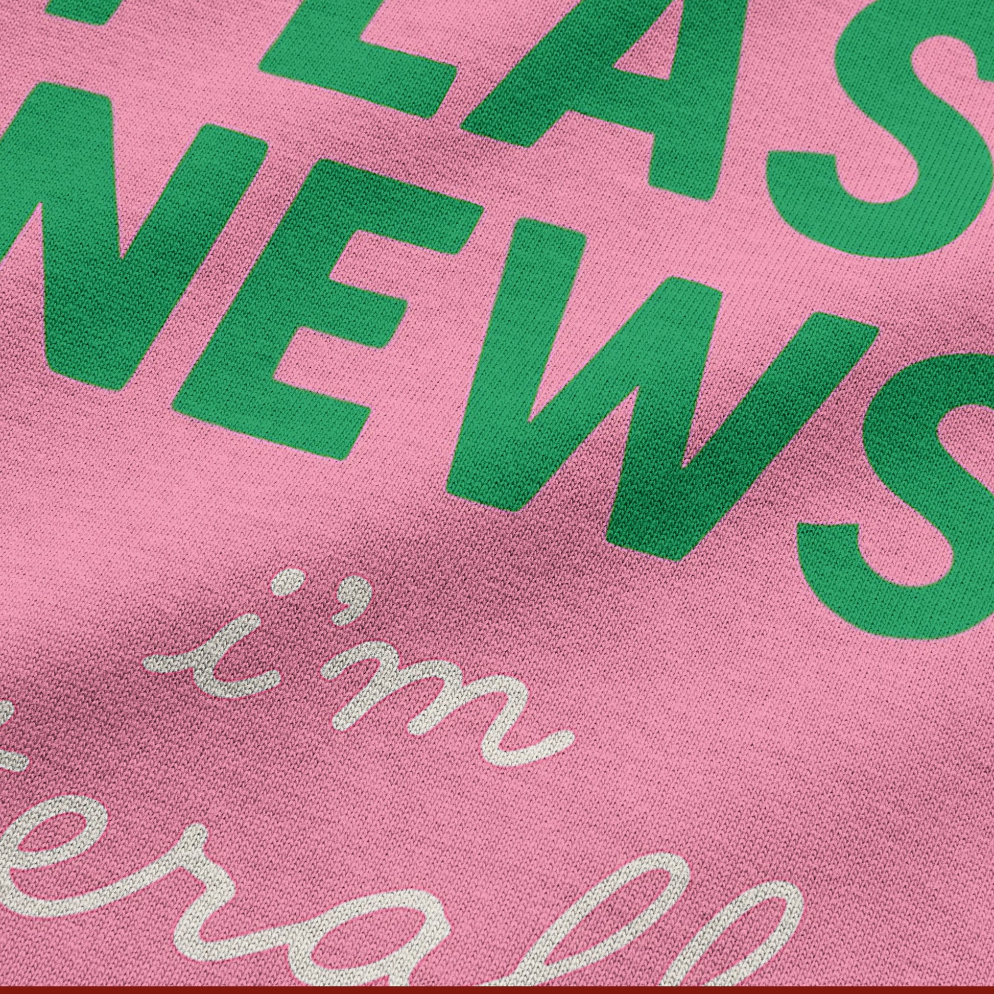 Flash News Oversized T-Shirt – I’m Literally Just a Girl