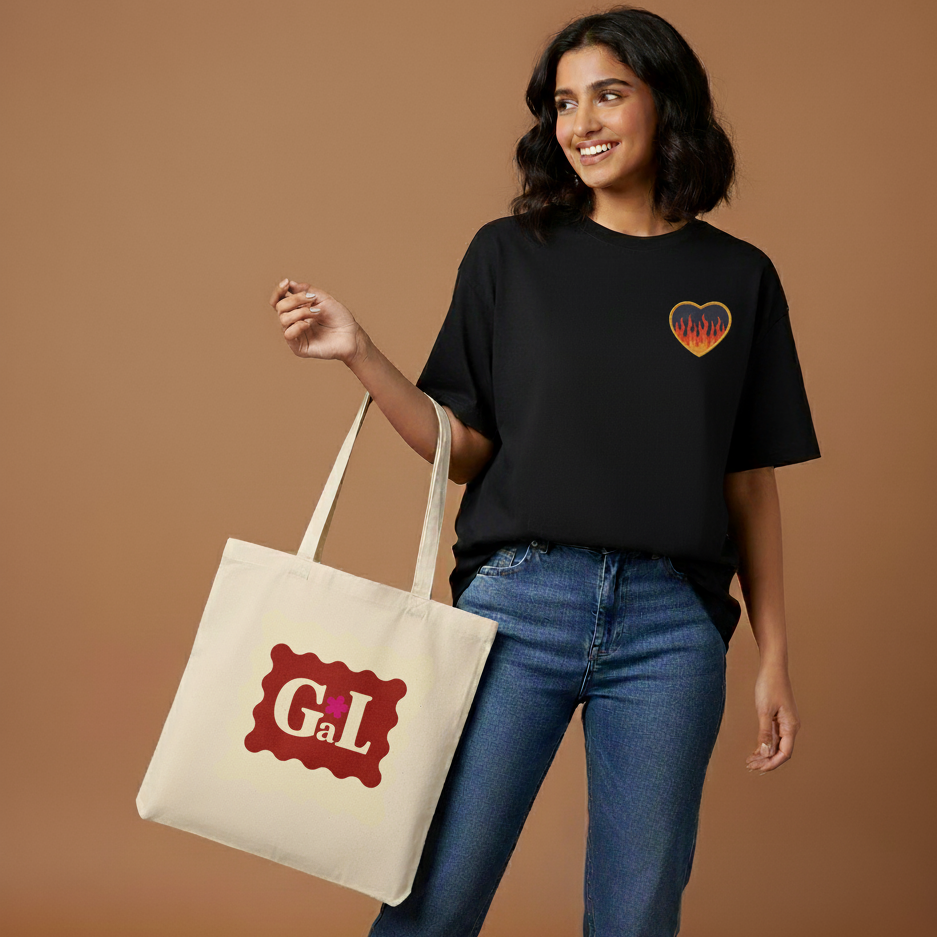 “GaL Logo” Zipper Tote Bag