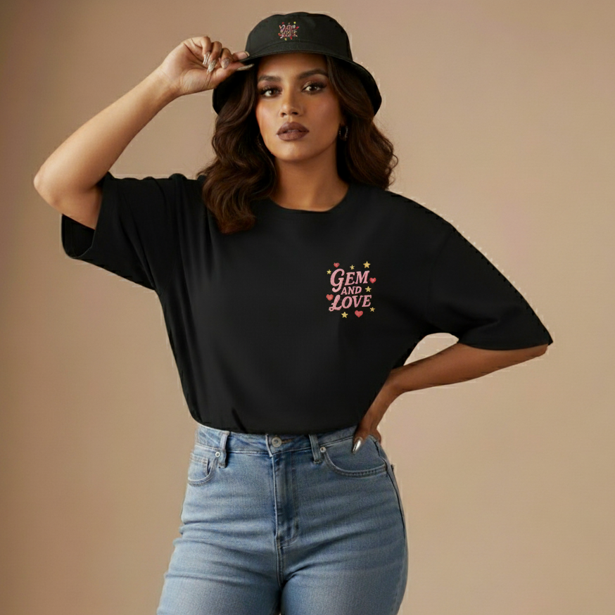 Gem and Love Bucket Hat