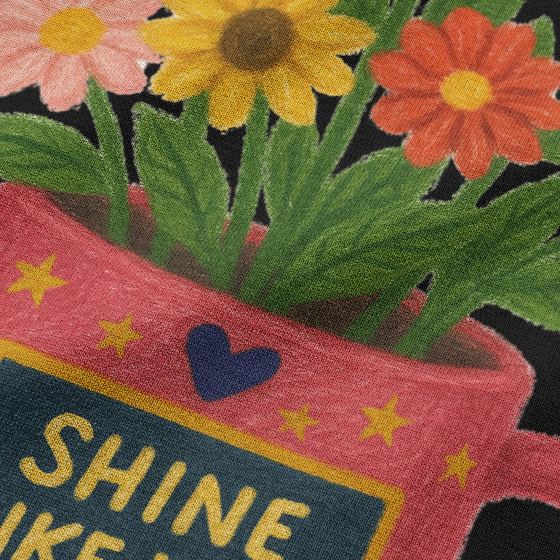 Shine Flower Pot Oversized T-Shirt