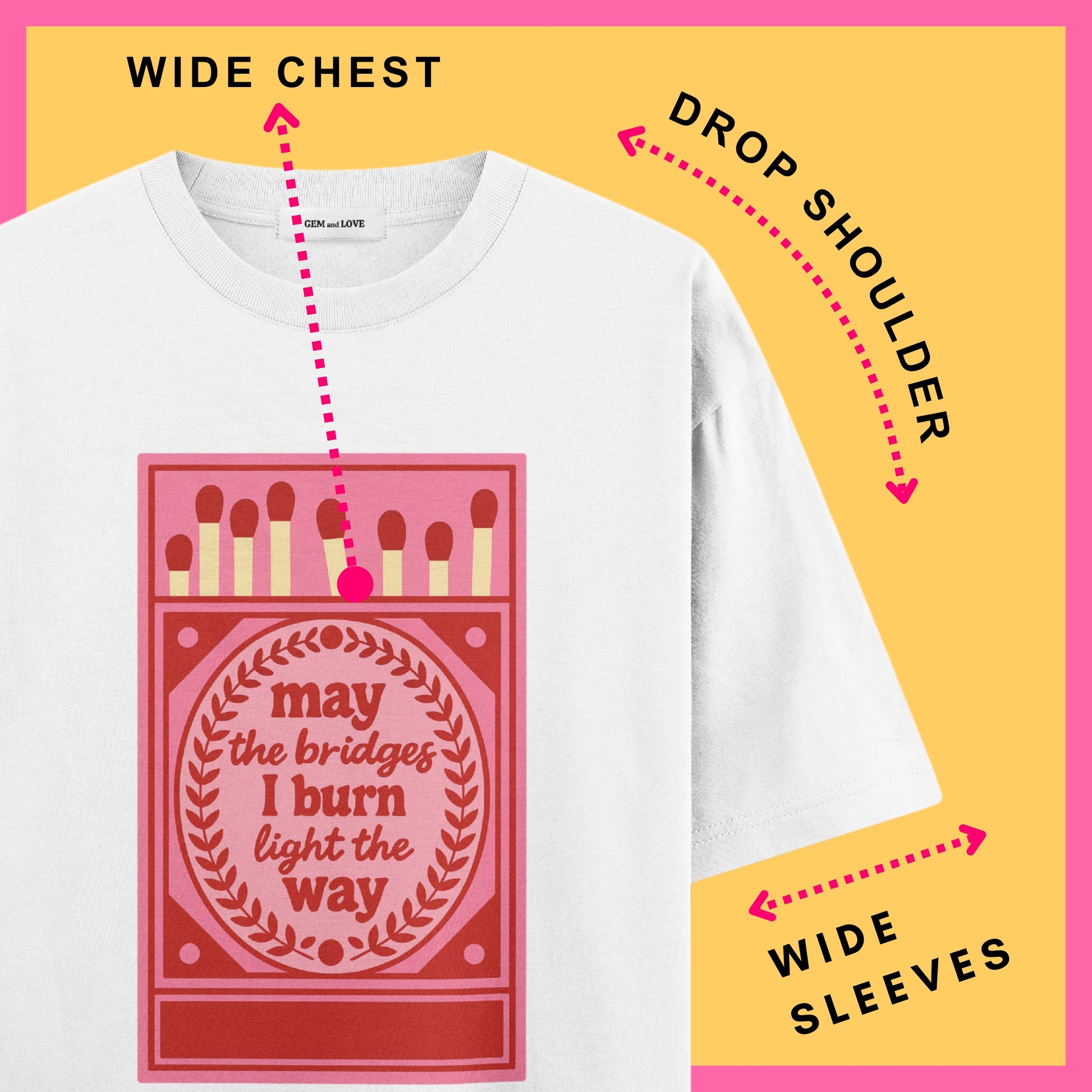 Burn Bright Oversized T-Shirt