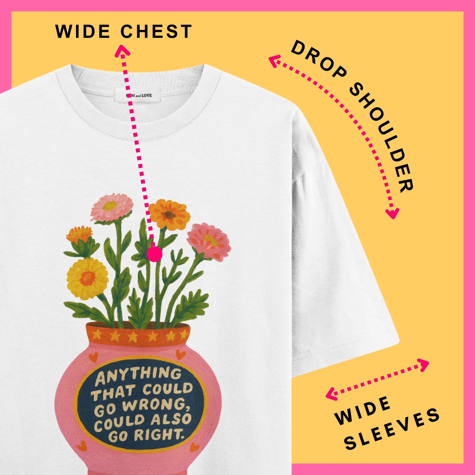 Zinnia Dreams Oversized T-Shirt