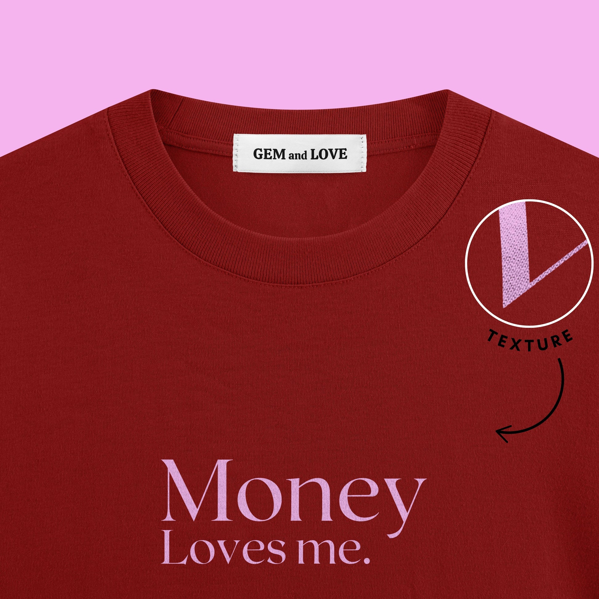 Money Loves Me Oversized T-Shirt