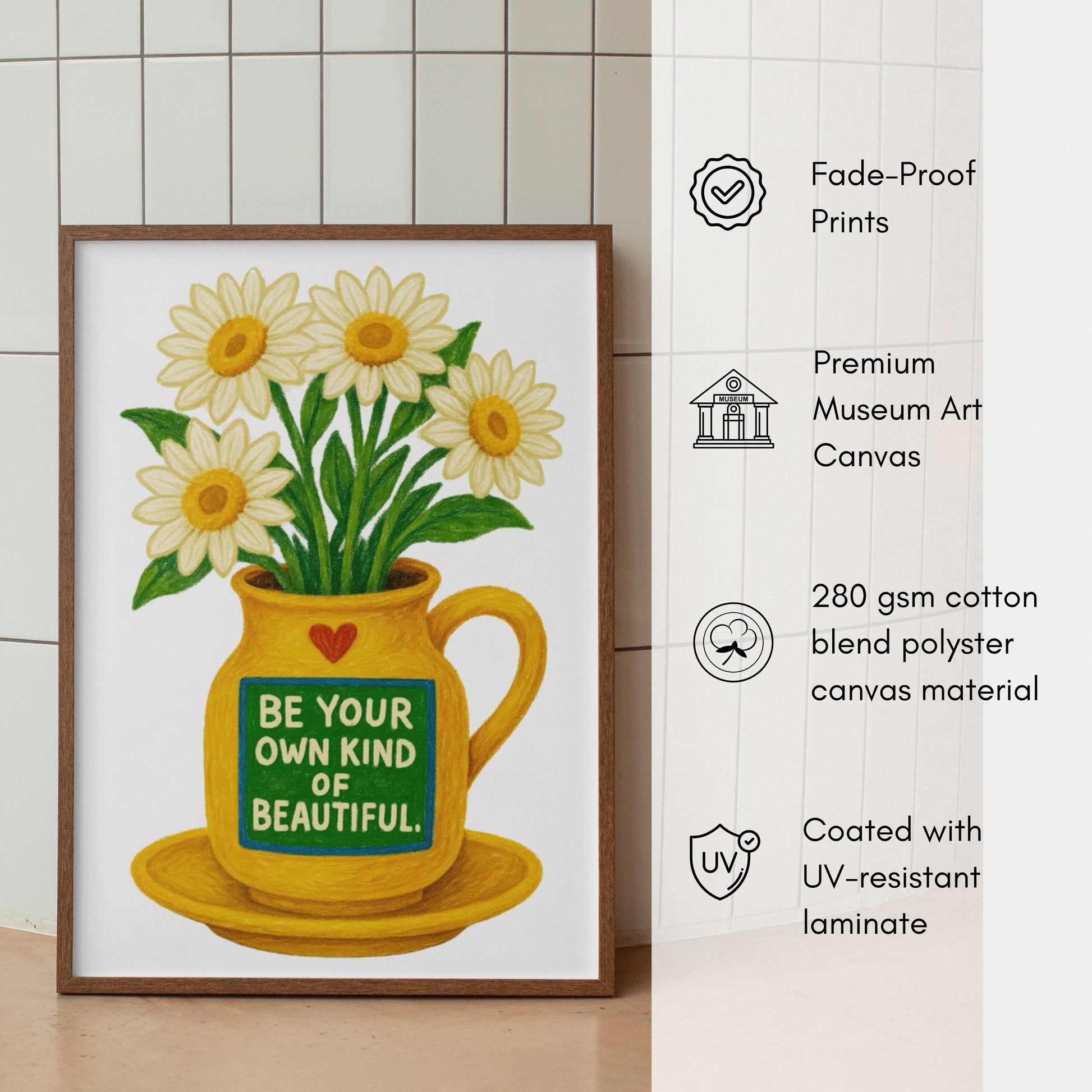 Crayon Flower Pot canvas - *Signature Love Pot Collection*