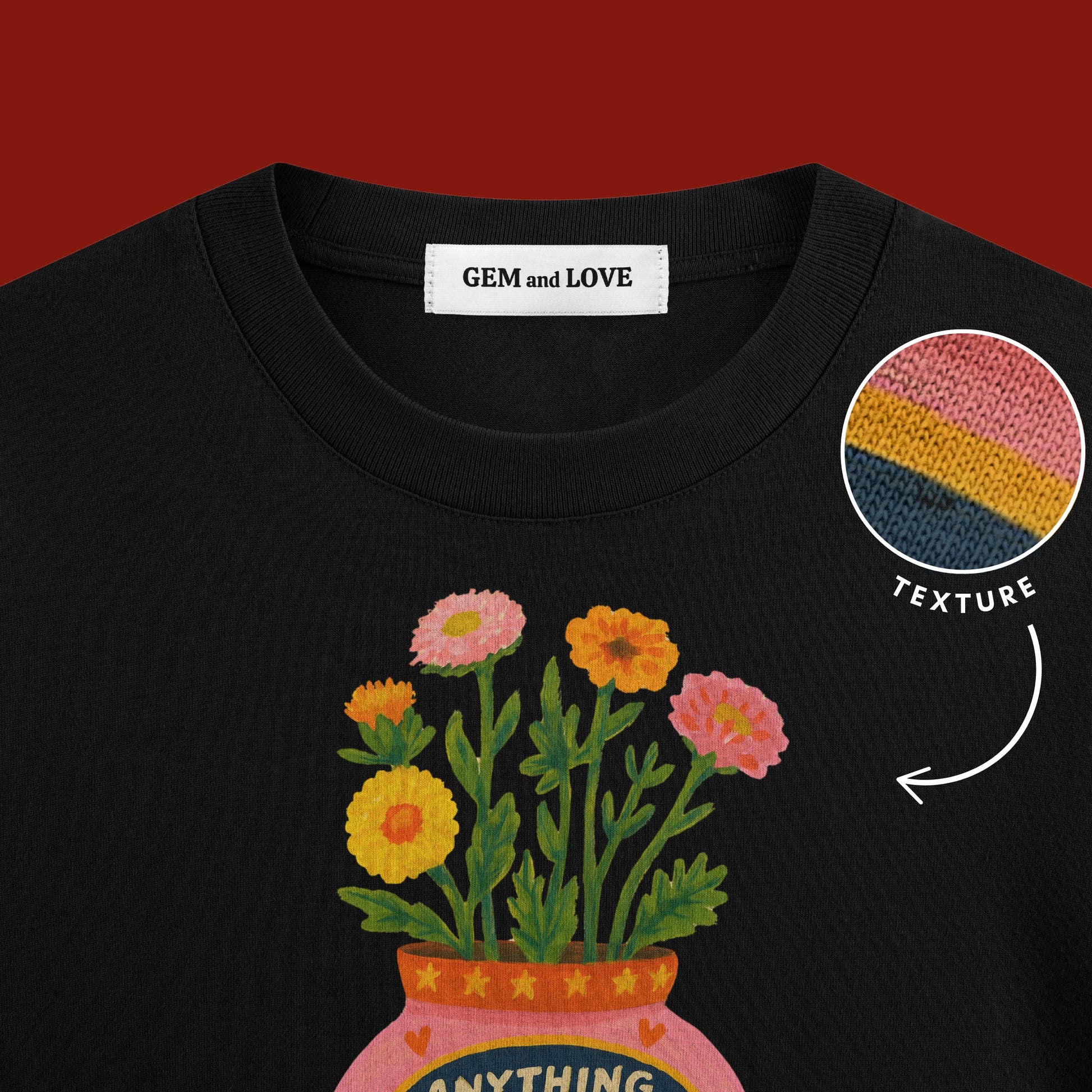 Zinnia Dreams Oversized T-Shirt