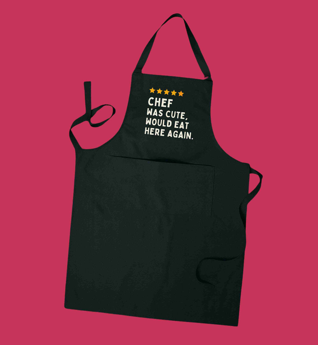 Chef Was Cute Apron