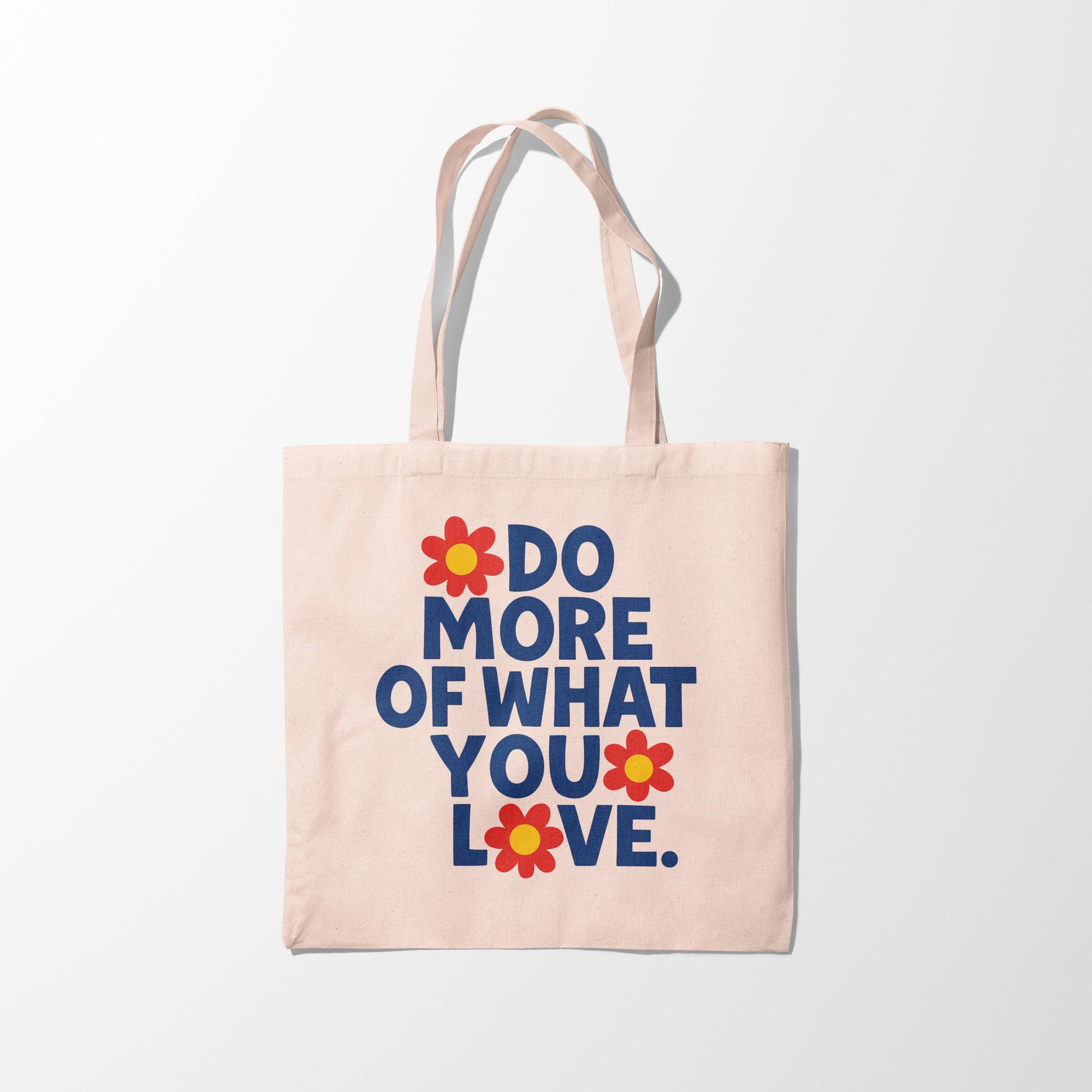 “Do More of What You Love” Zipper Tote Bag