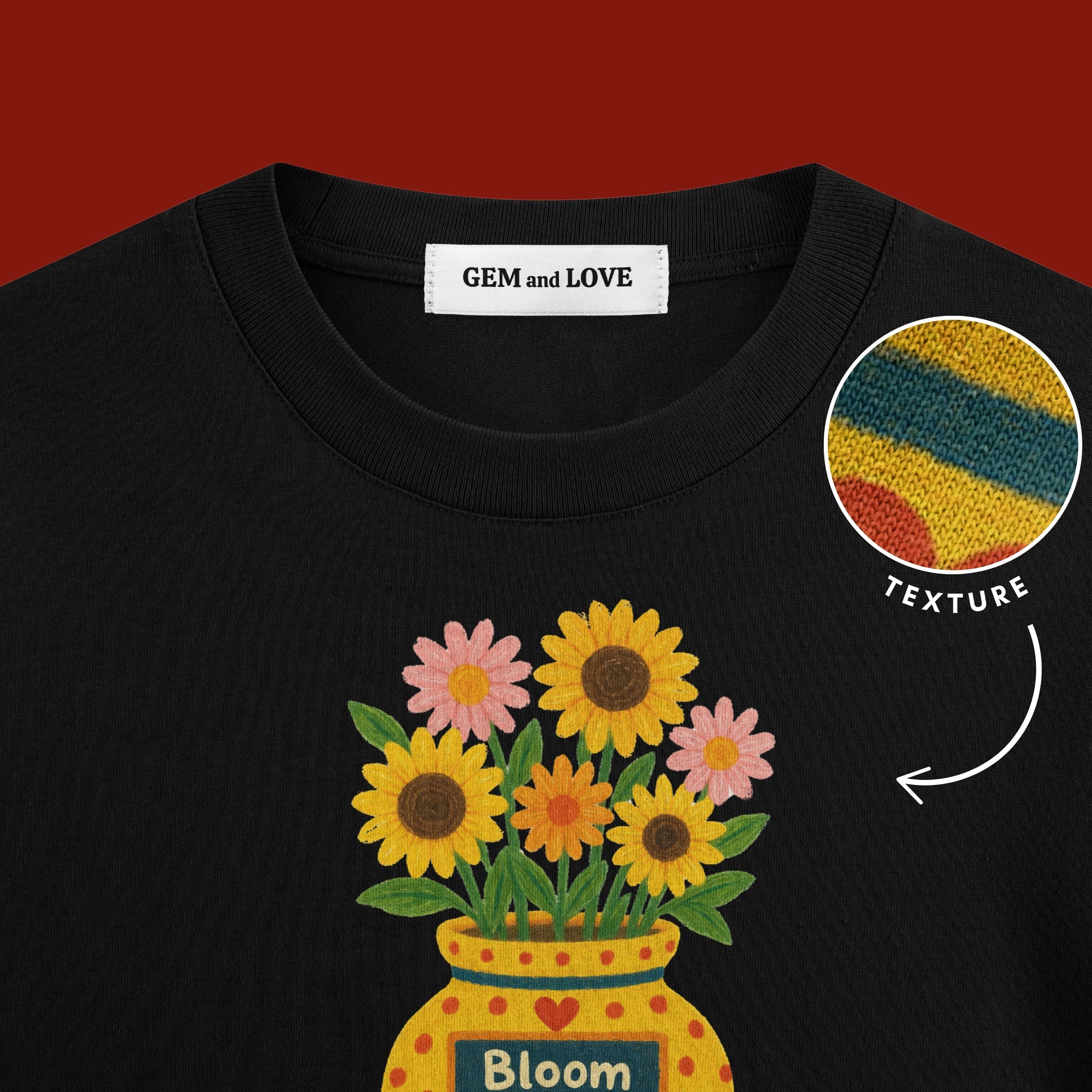 Bloom Where You’re Planted Oversized T-Shirt