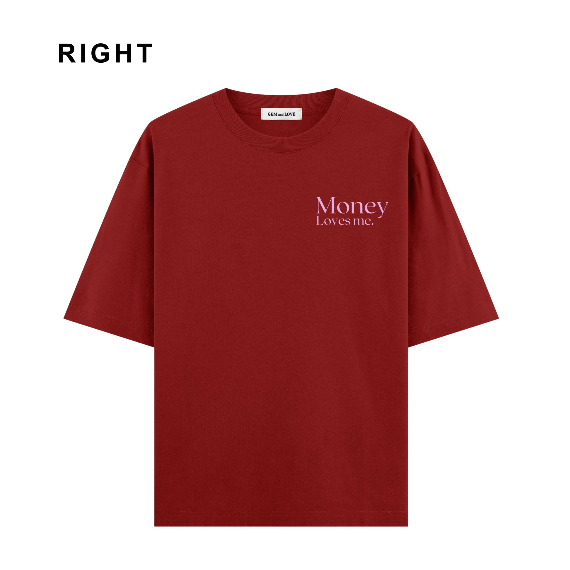Money Loves Me Oversized T-Shirt