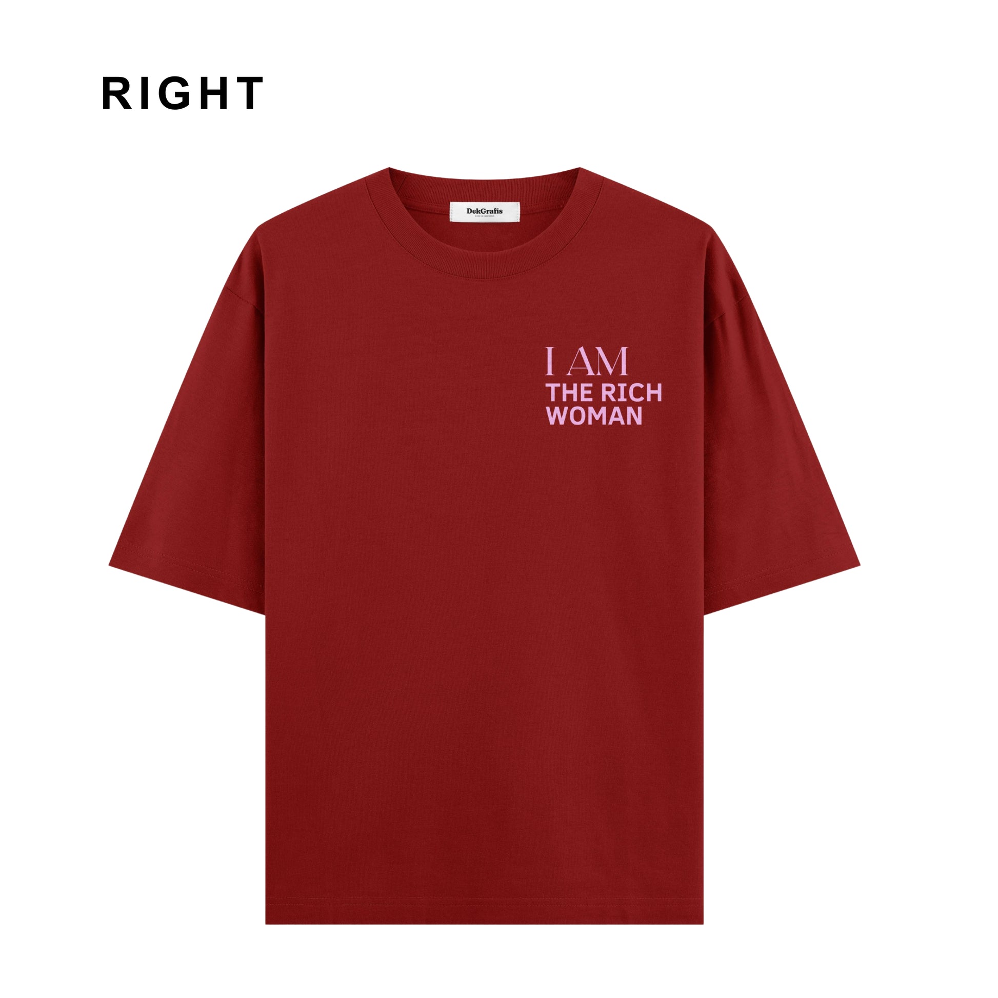 I Am The Rich Woman Oversized T-Shirt