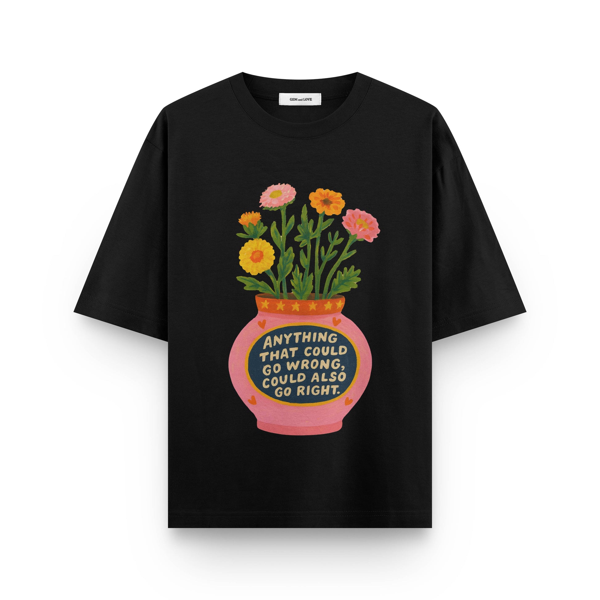Zinnia Dreams Oversized T-Shirt