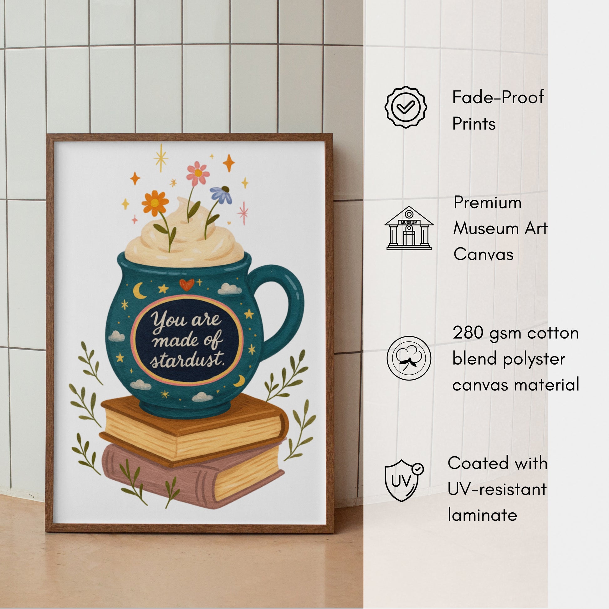 Crayon Flower Pot canvas - *Signature Love Pot Collection*