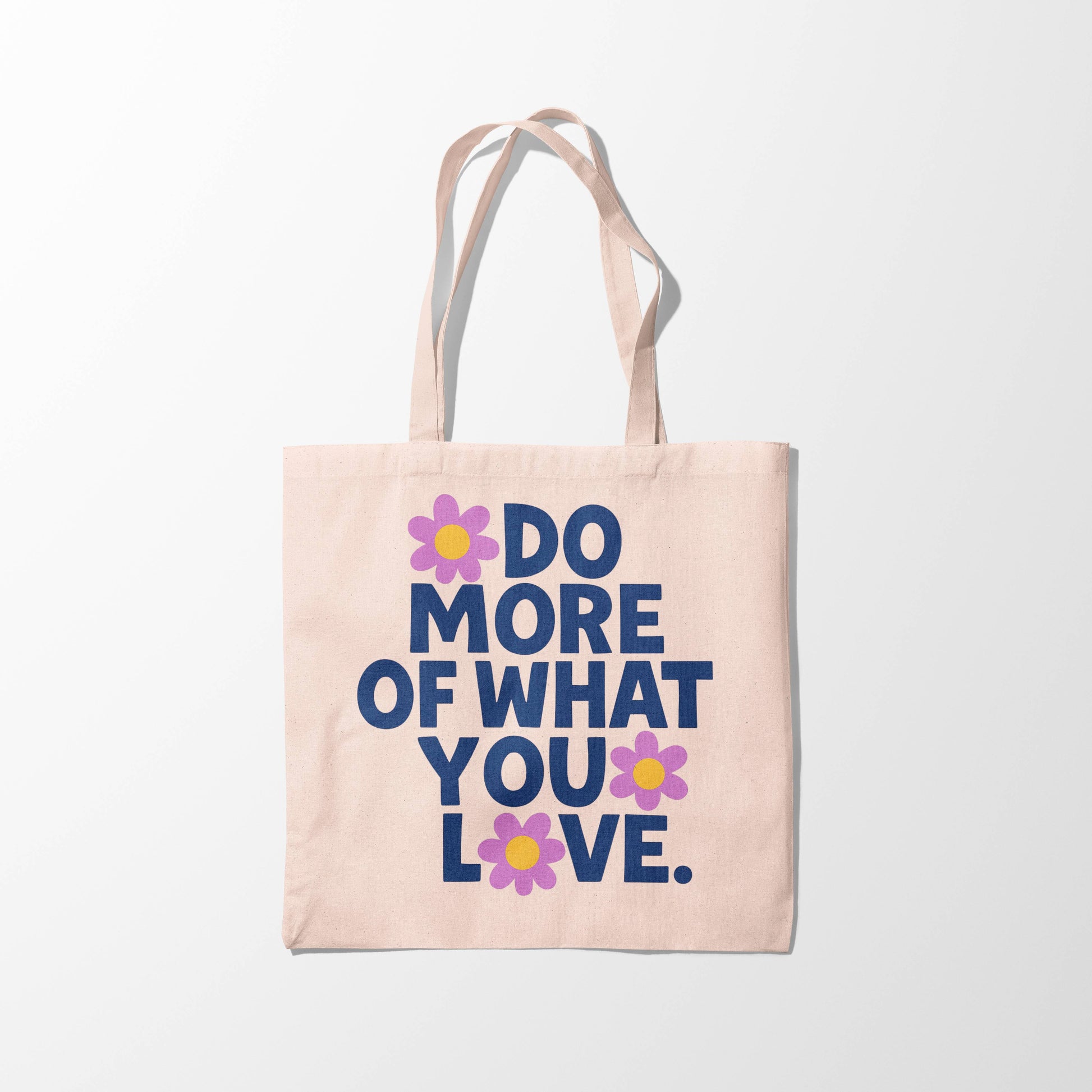 “Do More of What You Love” Zipper Tote Bag