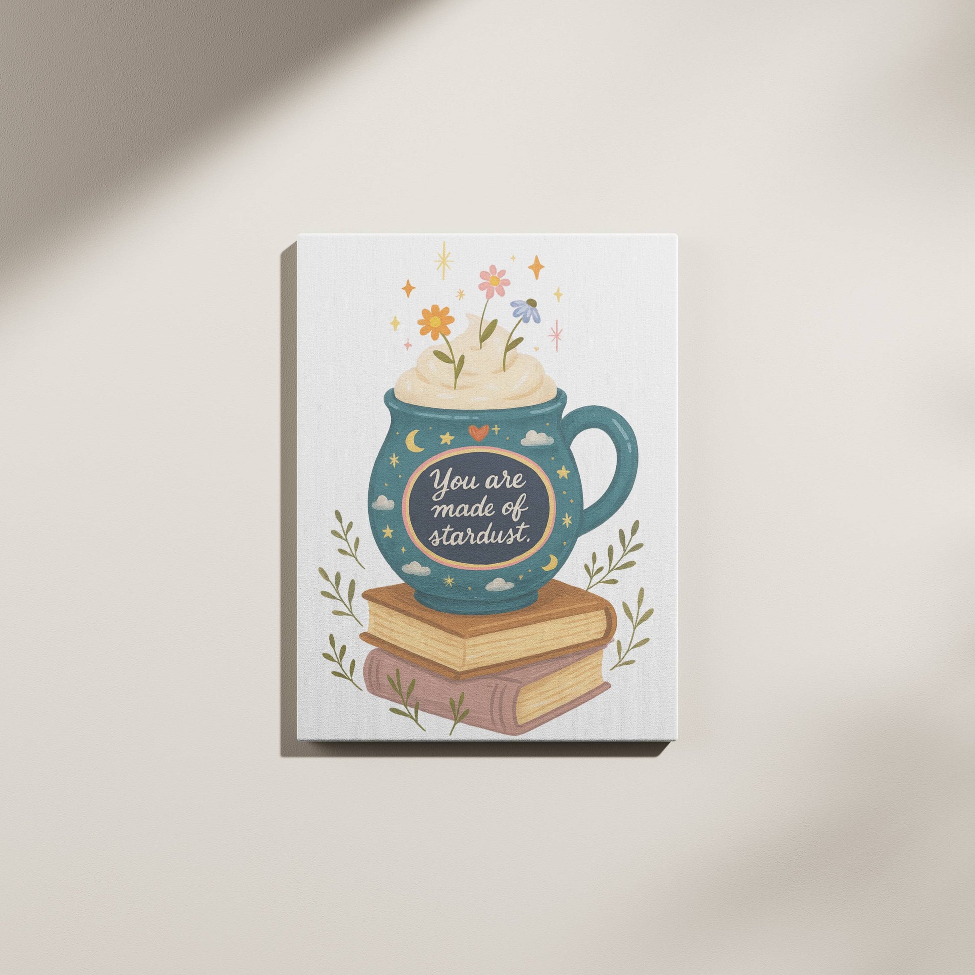 Crayon Flower Pot canvas - *Signature Love Pot Collection*