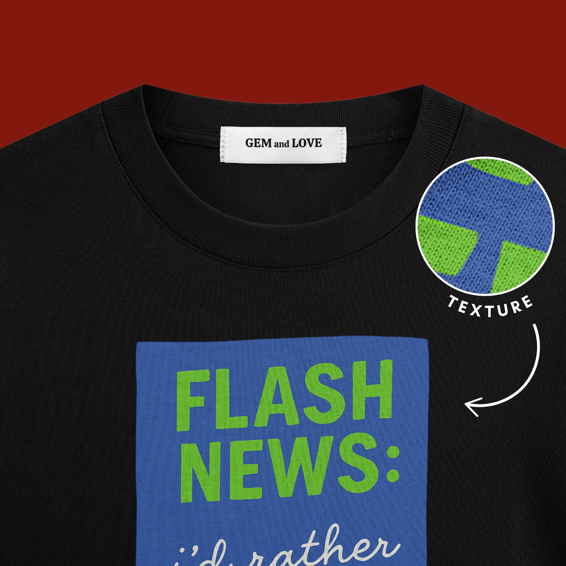 Flash News Oversized T-Shirt – Good Things Are Coming
