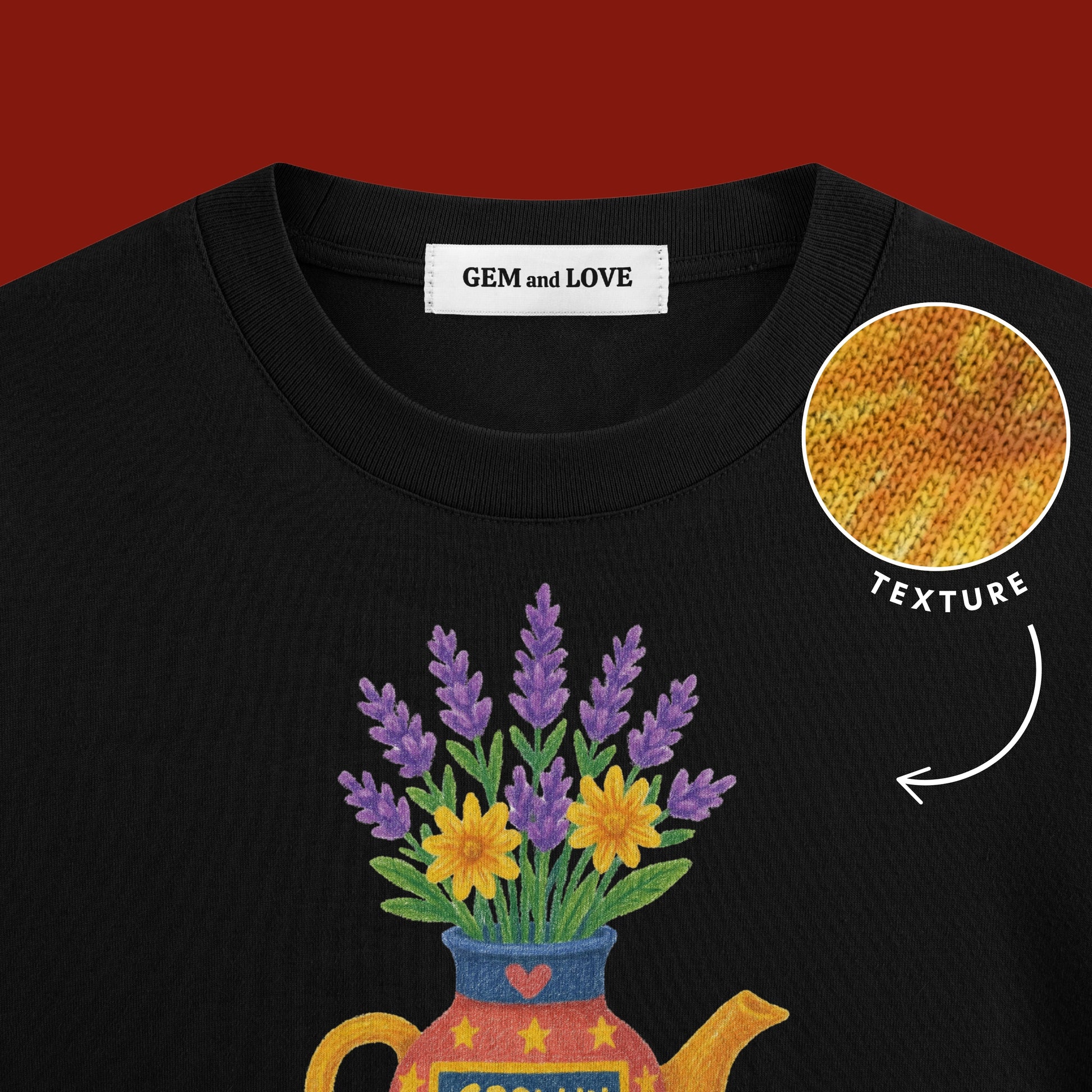 Grow Wild Flower Pot Oversized T-Shirt