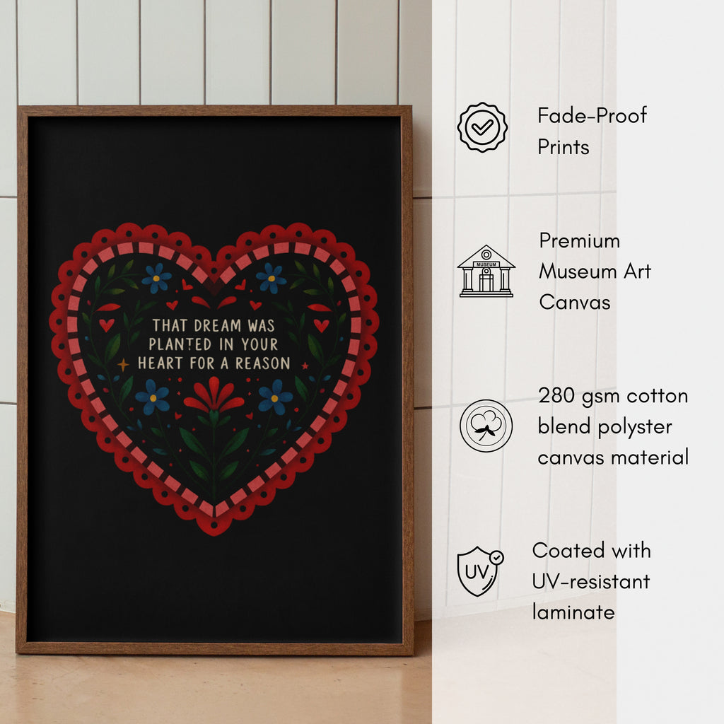 Heart of Dreams Canvas Wall Art