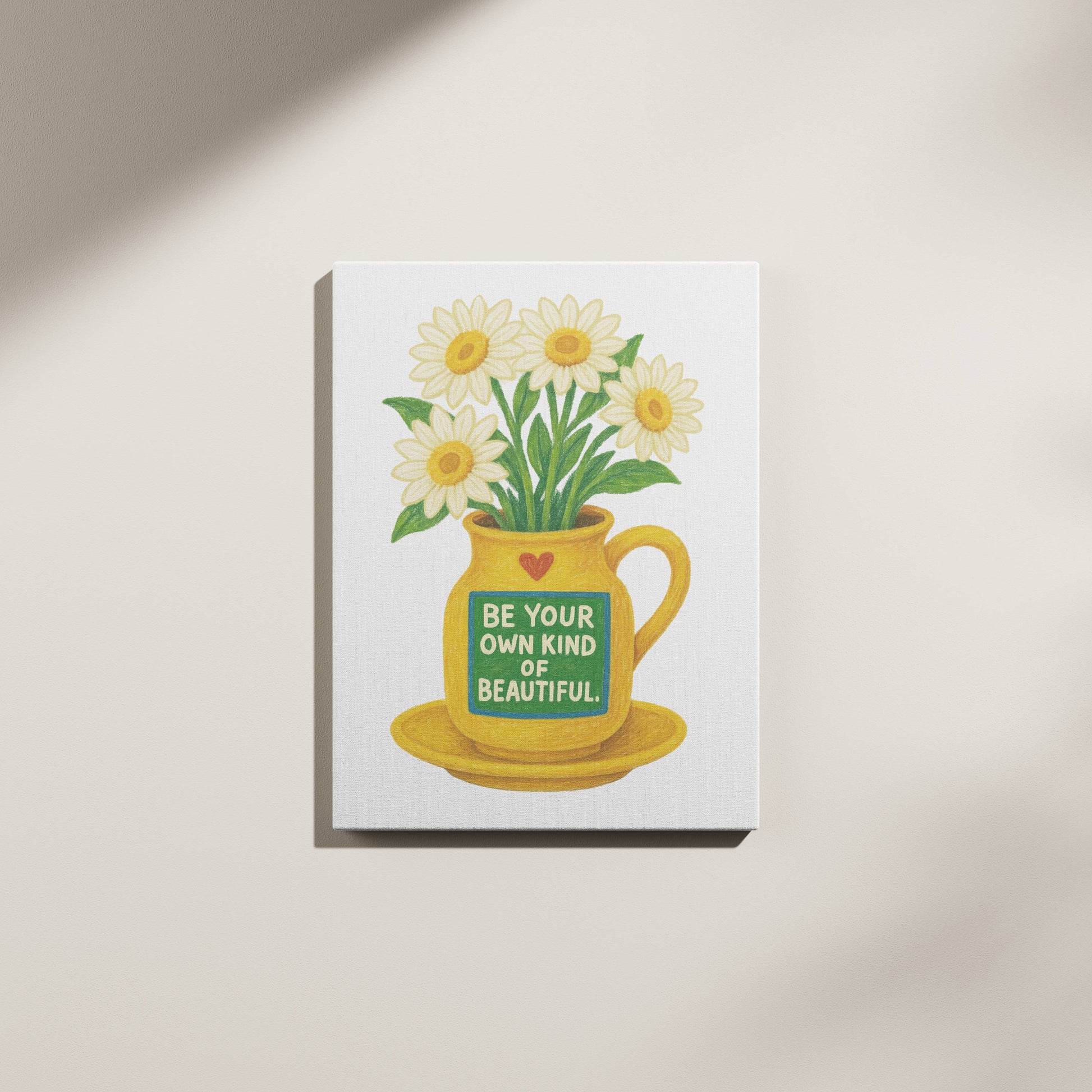 Crayon Flower Pot canvas - *Signature Love Pot Collection*