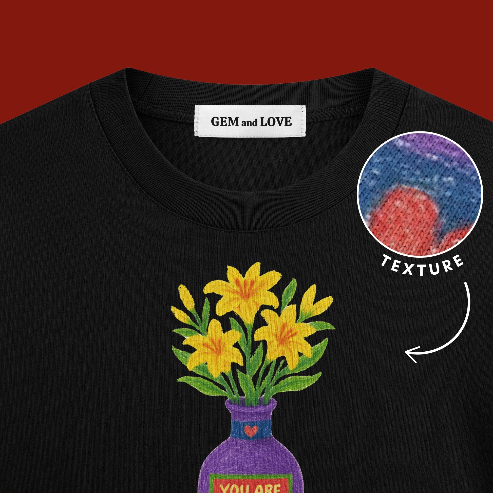Lily Magic Flower Pot Oversized T-Shirt