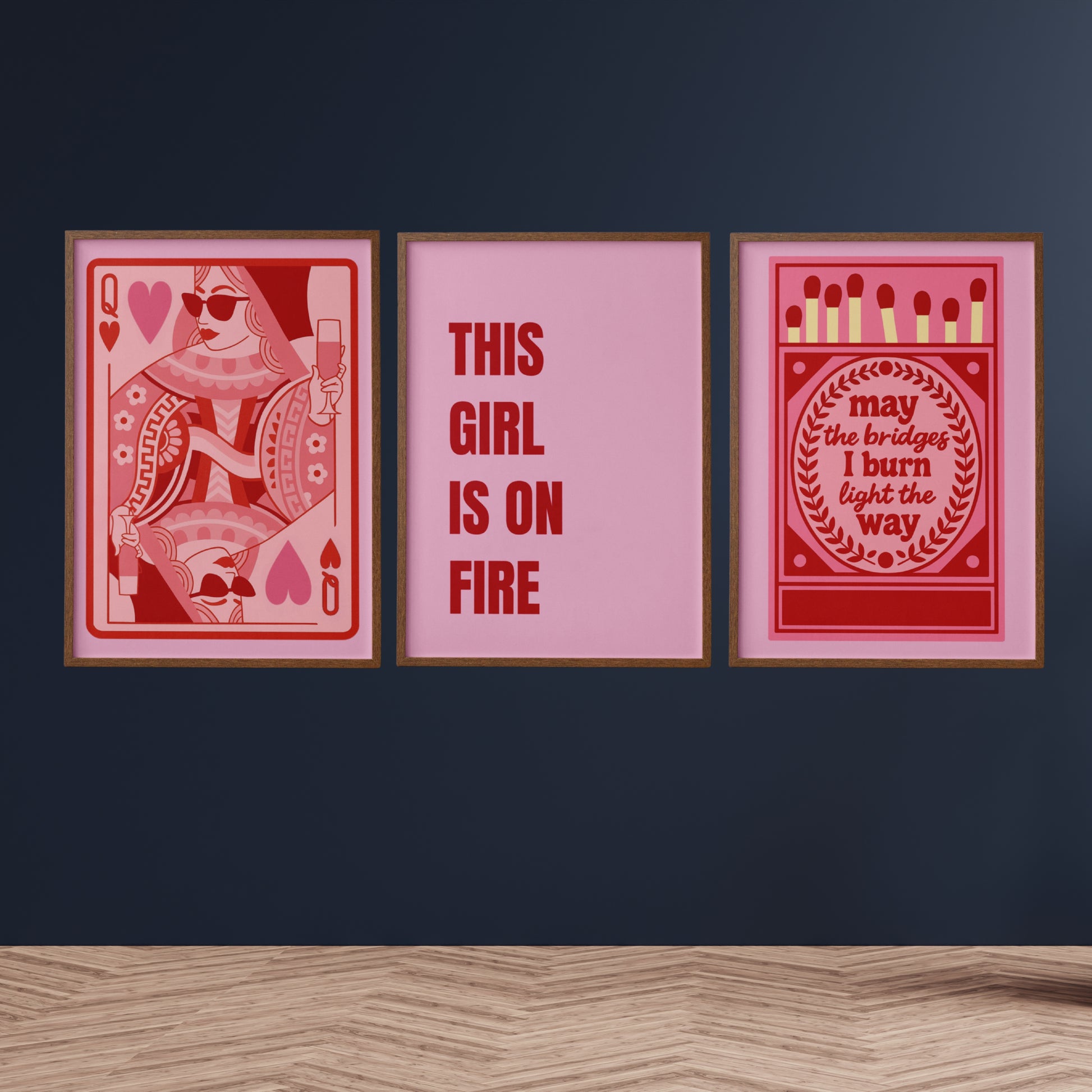 Queen of Hearts Canvas Wall Art