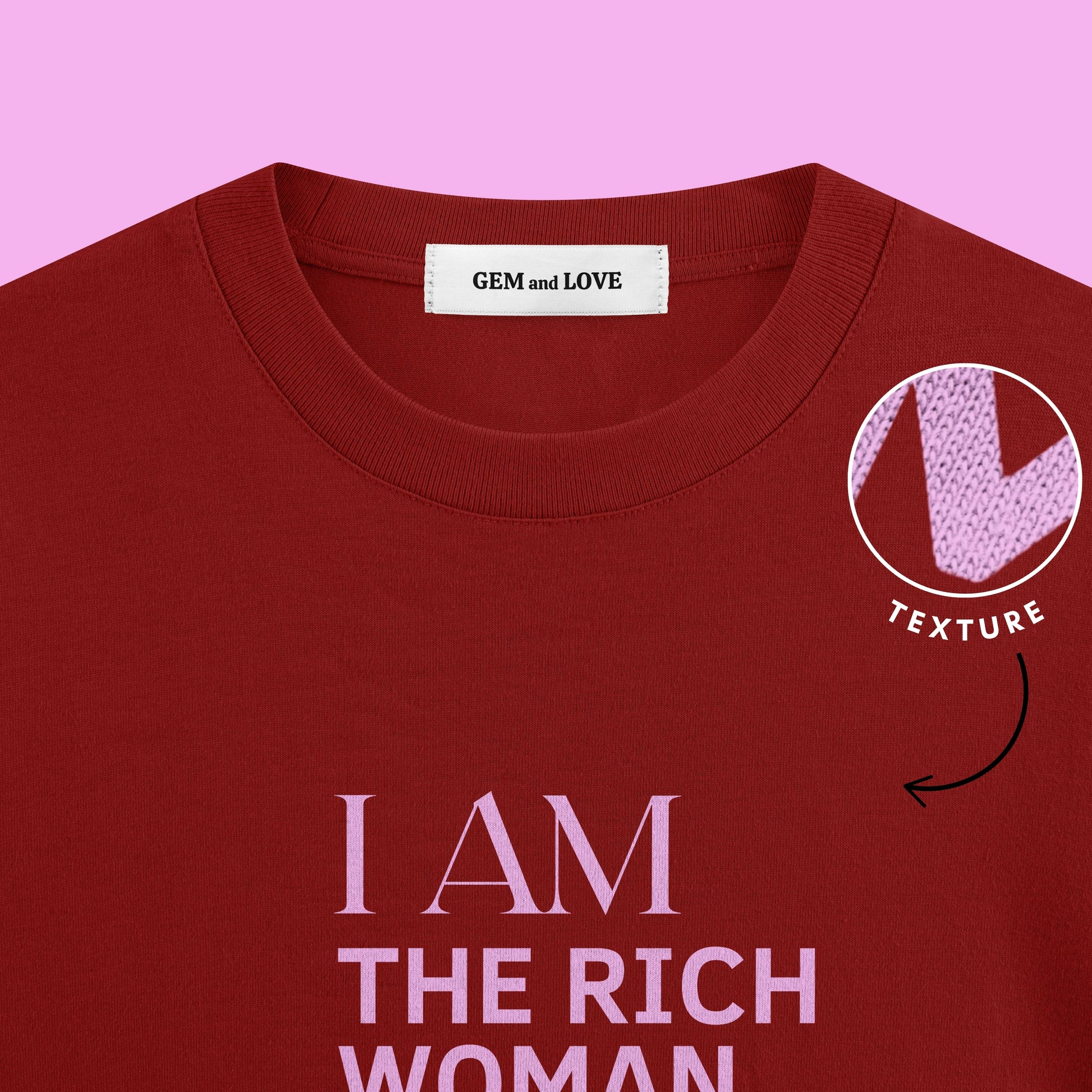I Am The Rich Woman Oversized T-Shirt