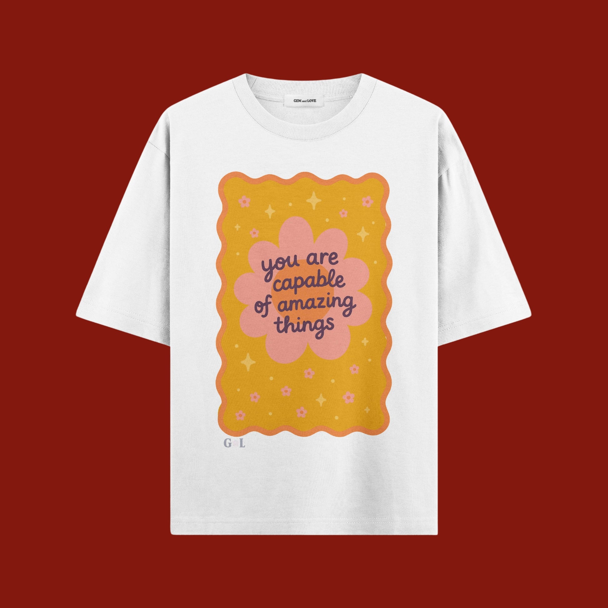 You Are Capable Graphic Oversized T-Shirt