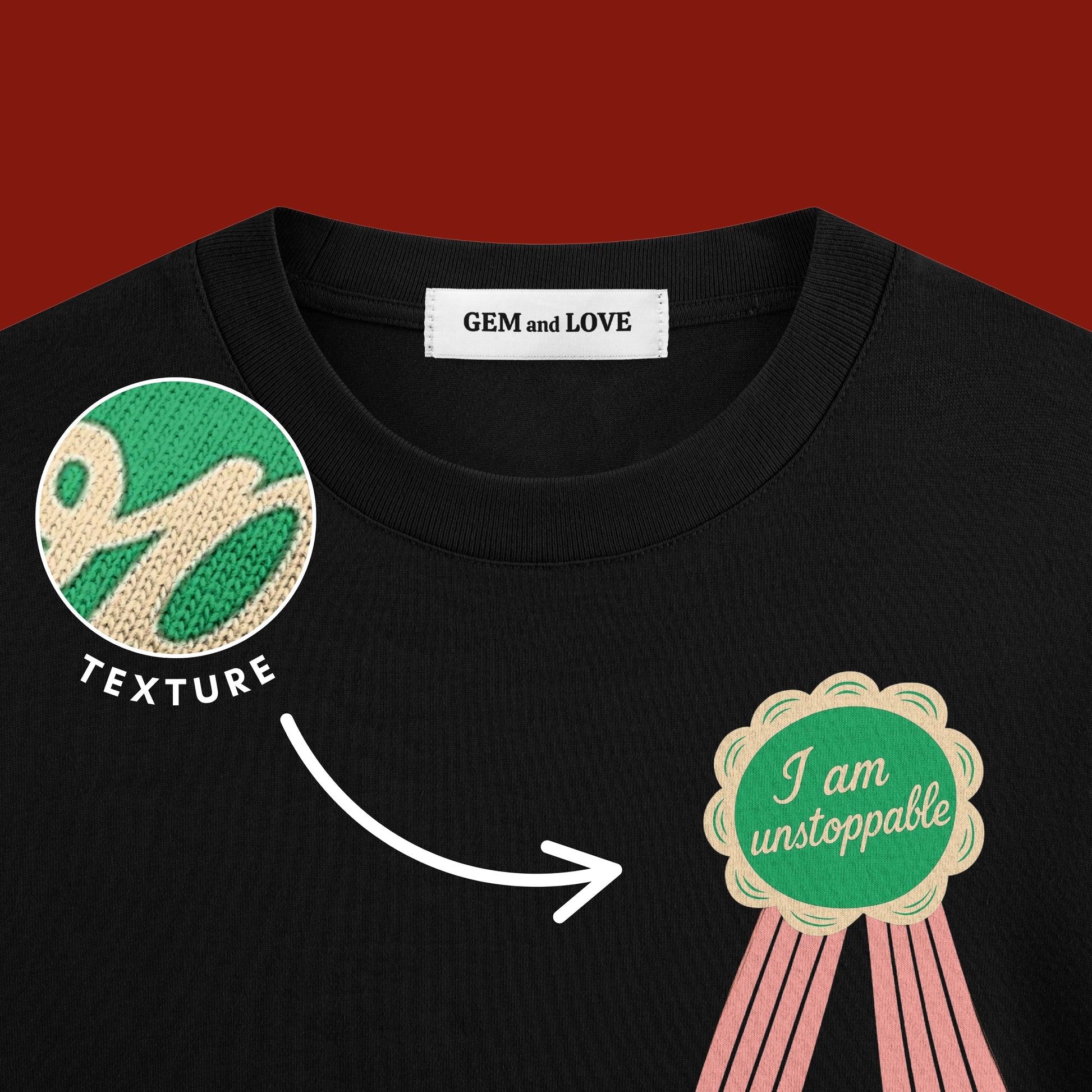 I Am Unstoppable Oversized T-Shirt