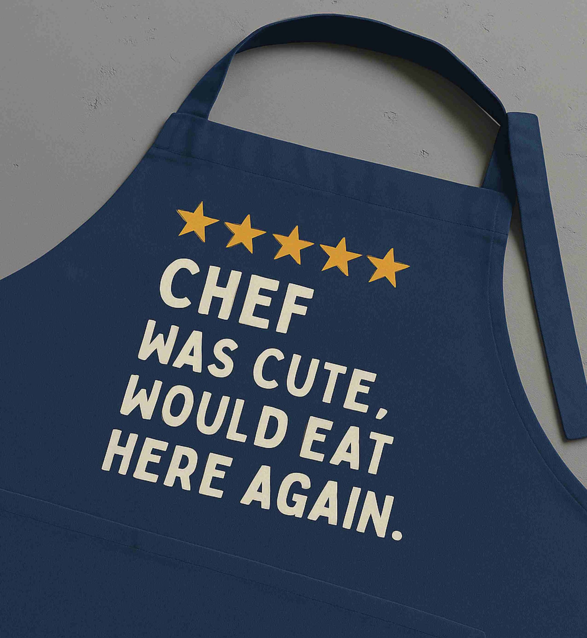 Chef Was Cute Apron