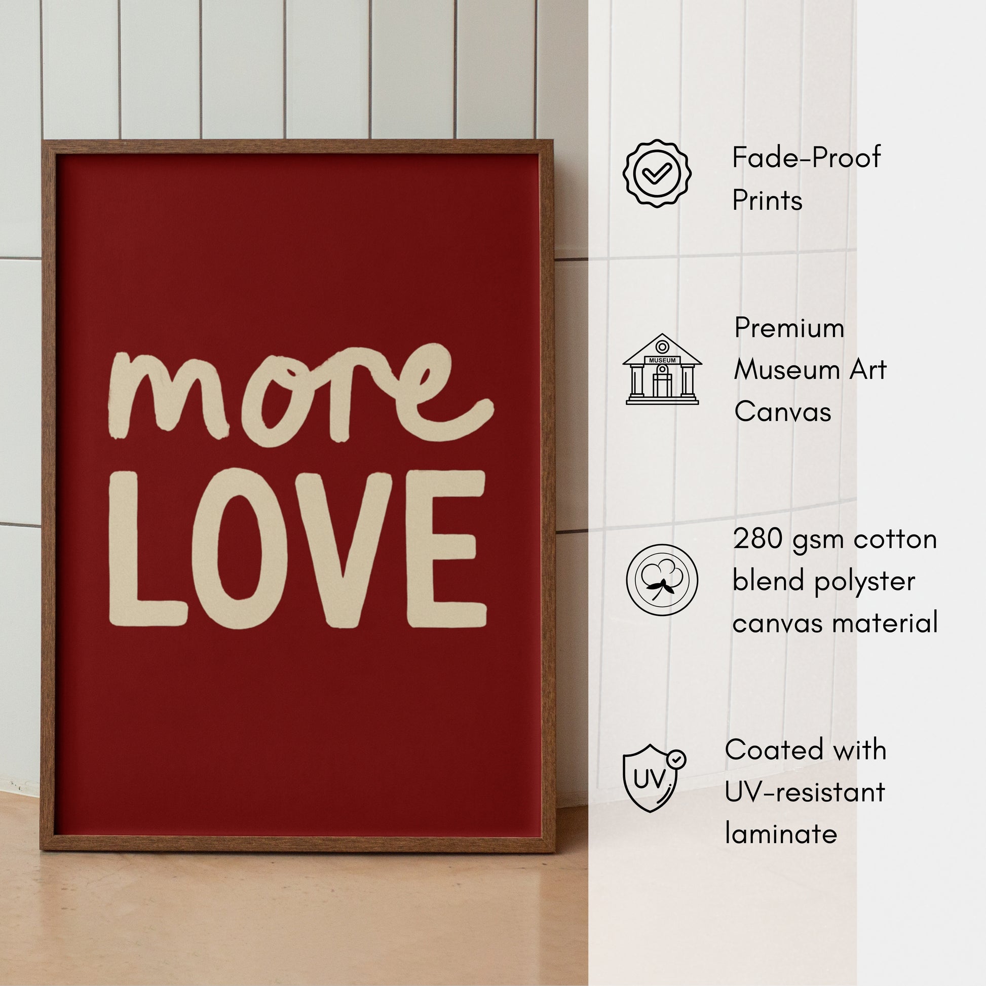 More Love Canvas Wall Art
