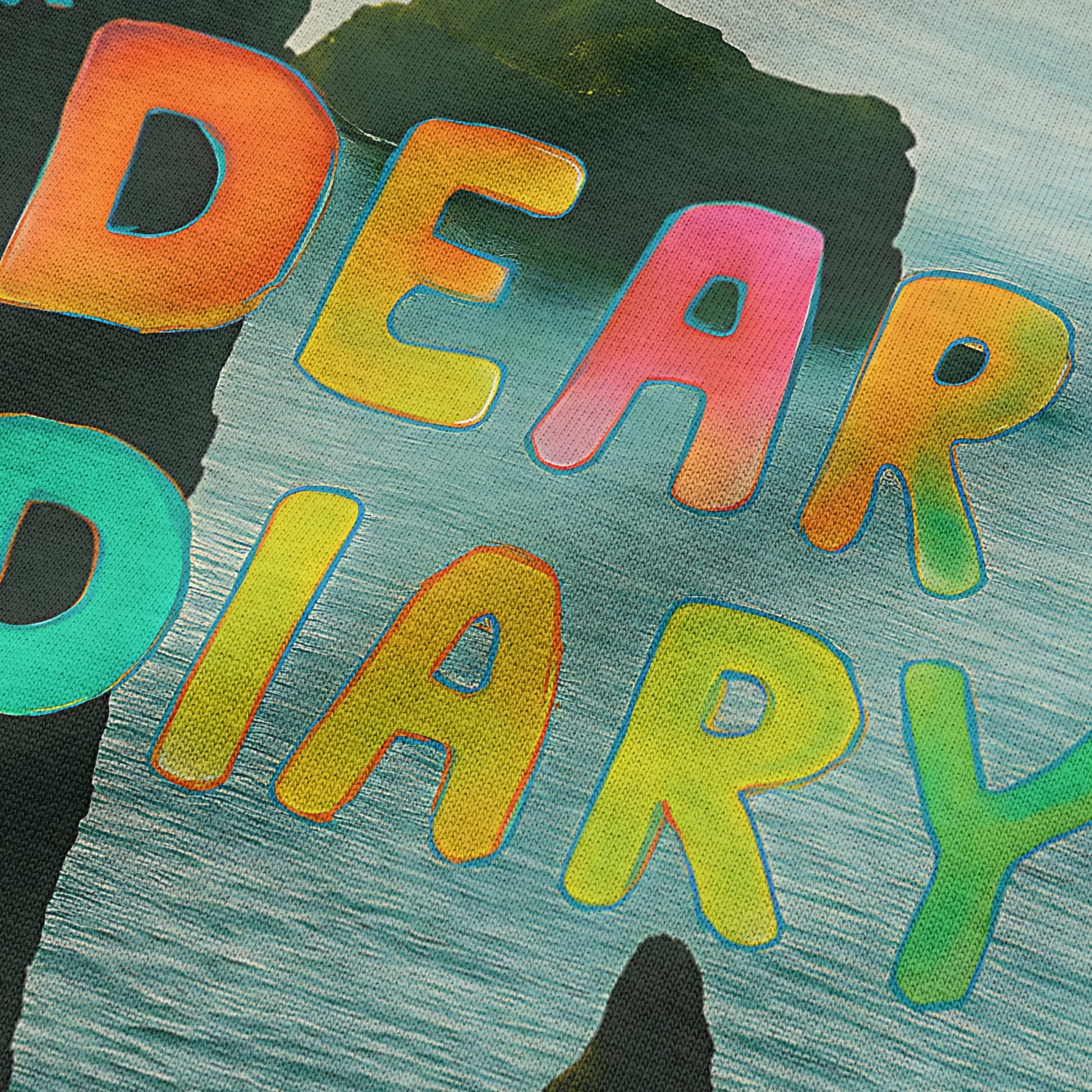 Dear Diary Oversized T-Shirt – Aesthetic Graphic Tee for Dreamy Souls