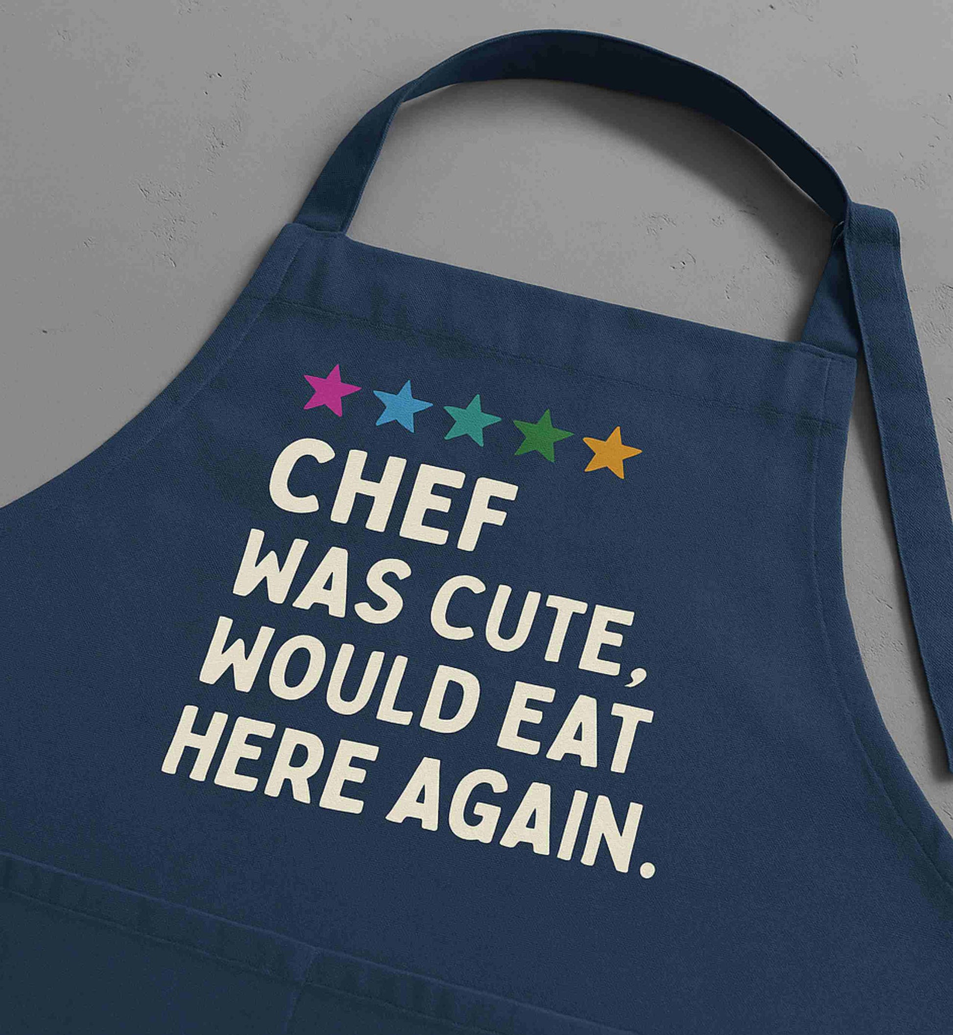Chef Was Cute Apron
