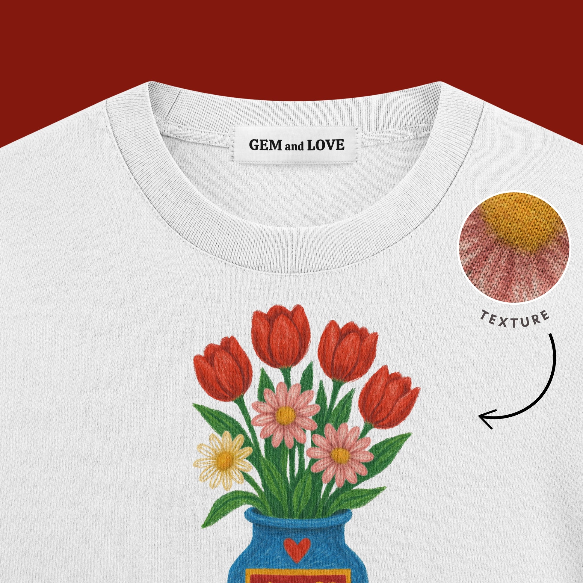Always Enough Oversized T-Shirt Flower Pot Oversized T-Shirt