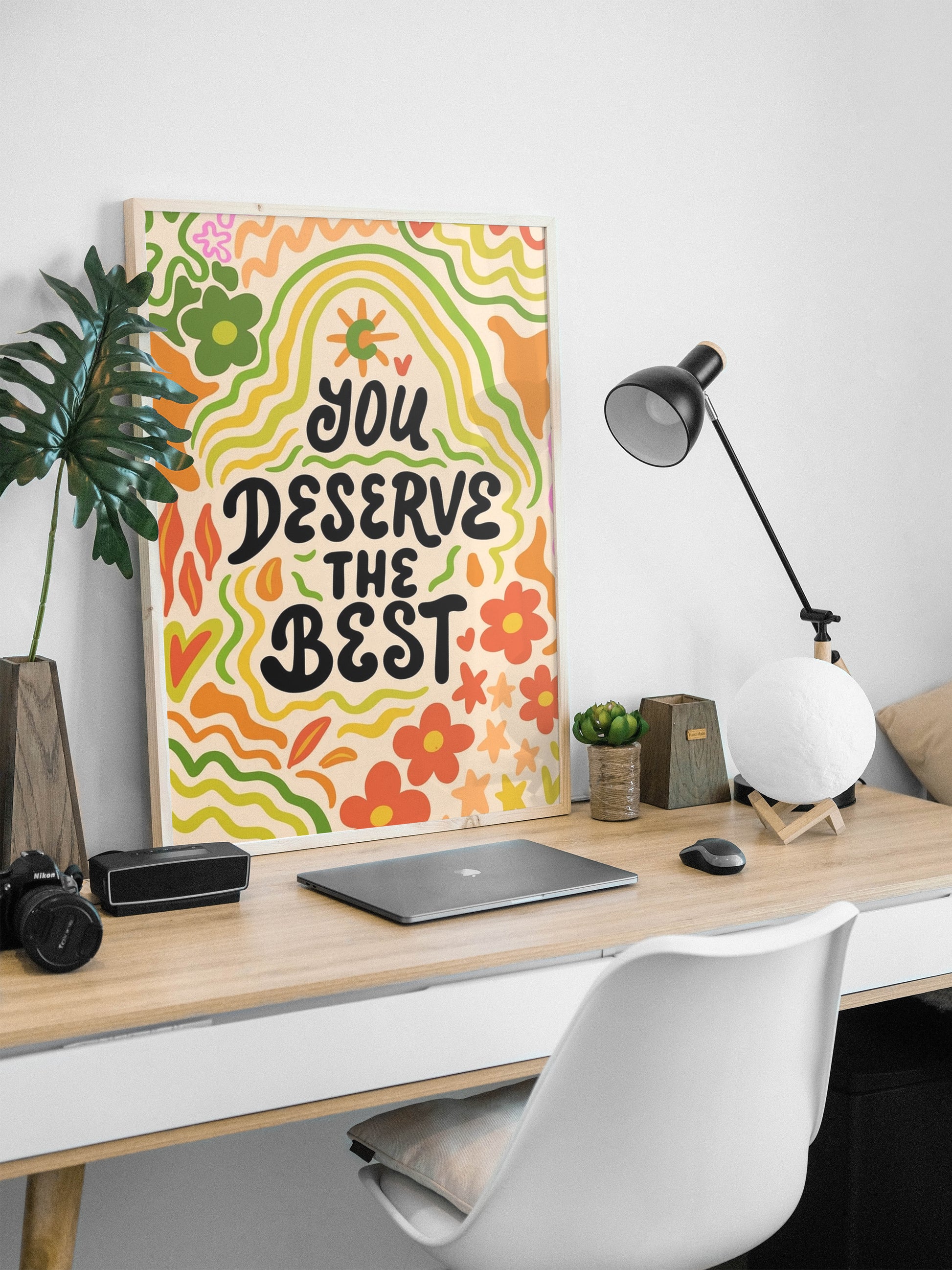 You Deserve the Best Canvas Wall Art