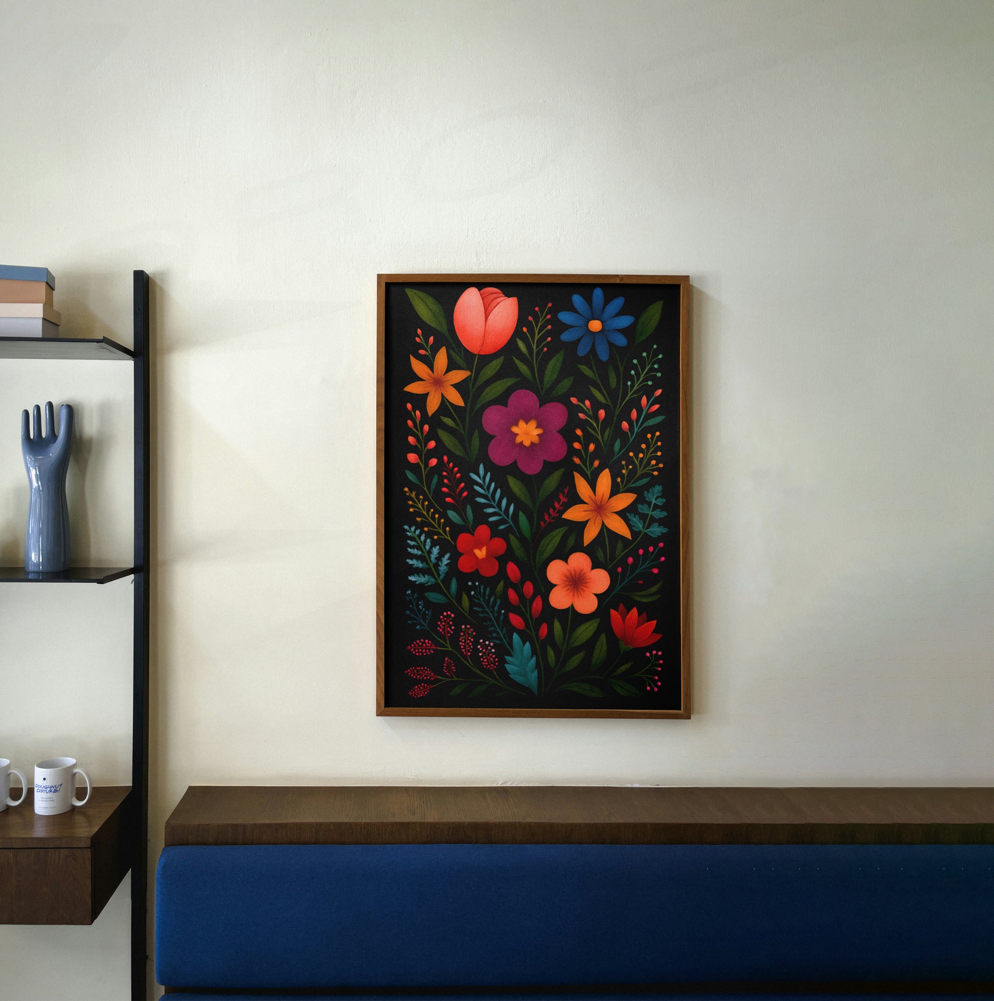 Vibrant Botanical Garden Canvas wall art