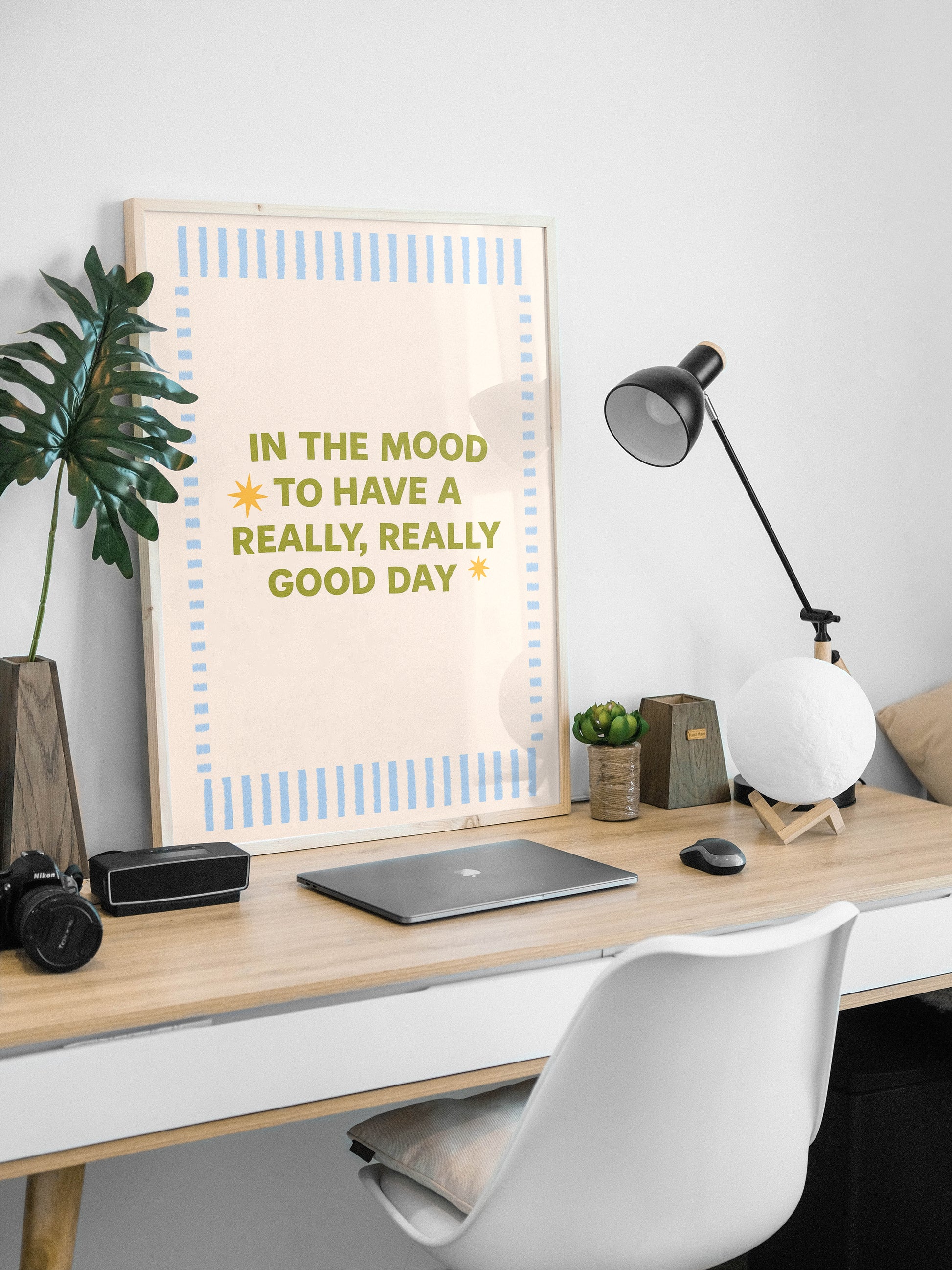 In the Mood to Have a Really Good Day Canvas wall art