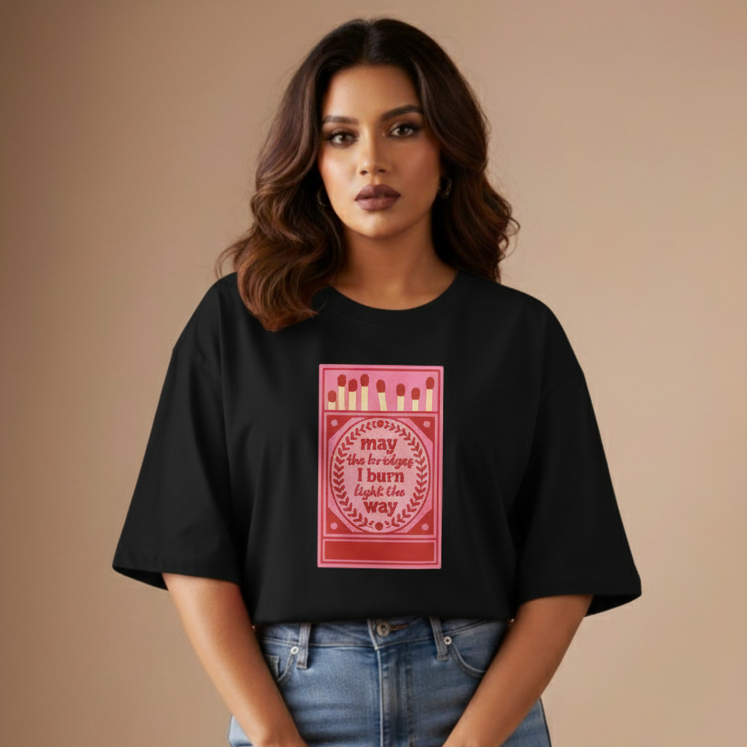 Burn Bright Oversized T-Shirt