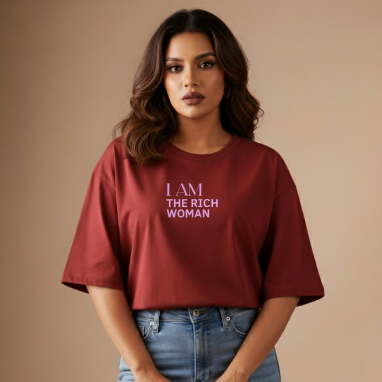 I Am The Rich Woman Oversized T-Shirt