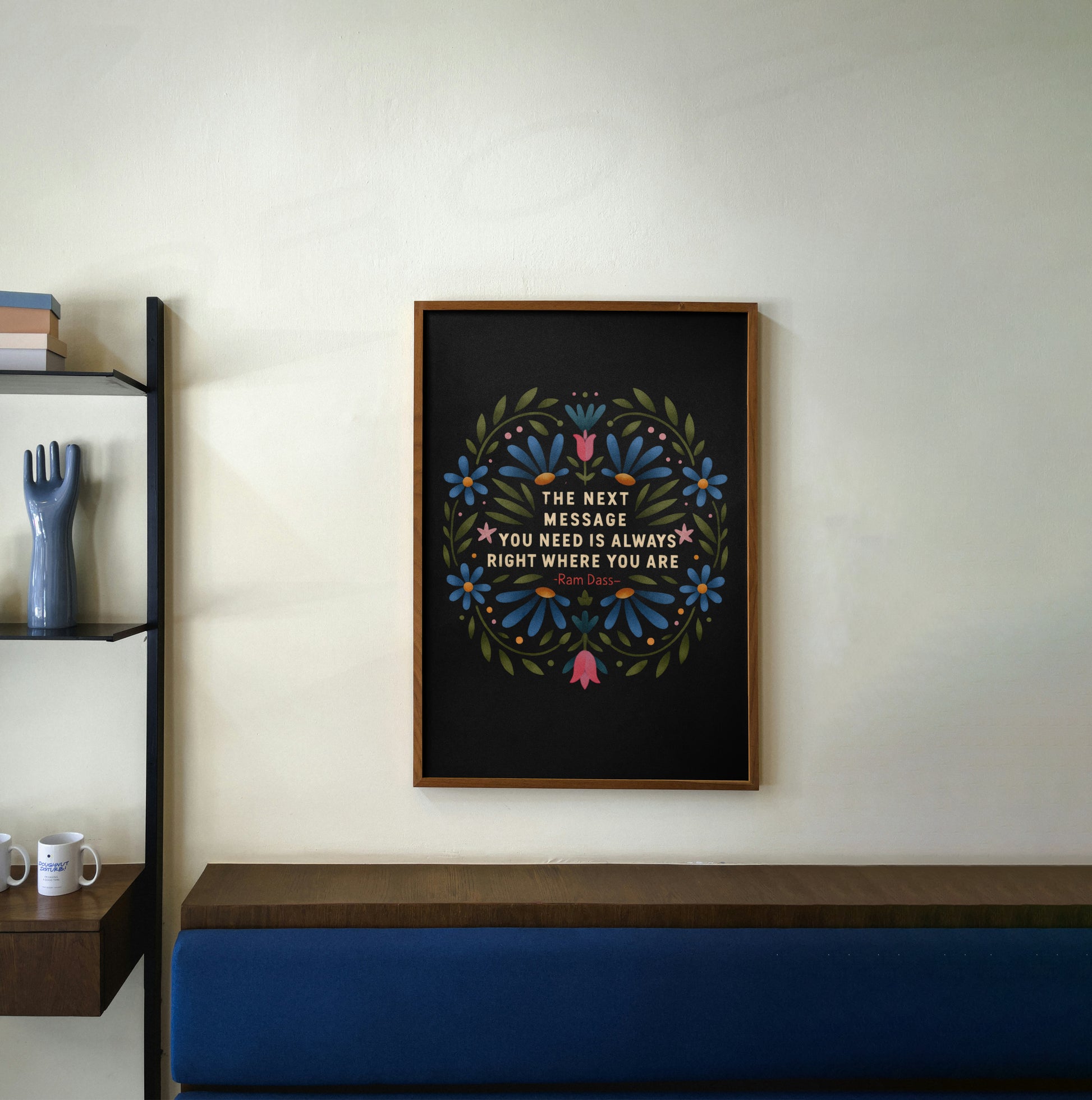 Ram Dass Quote Canvas Wall Art