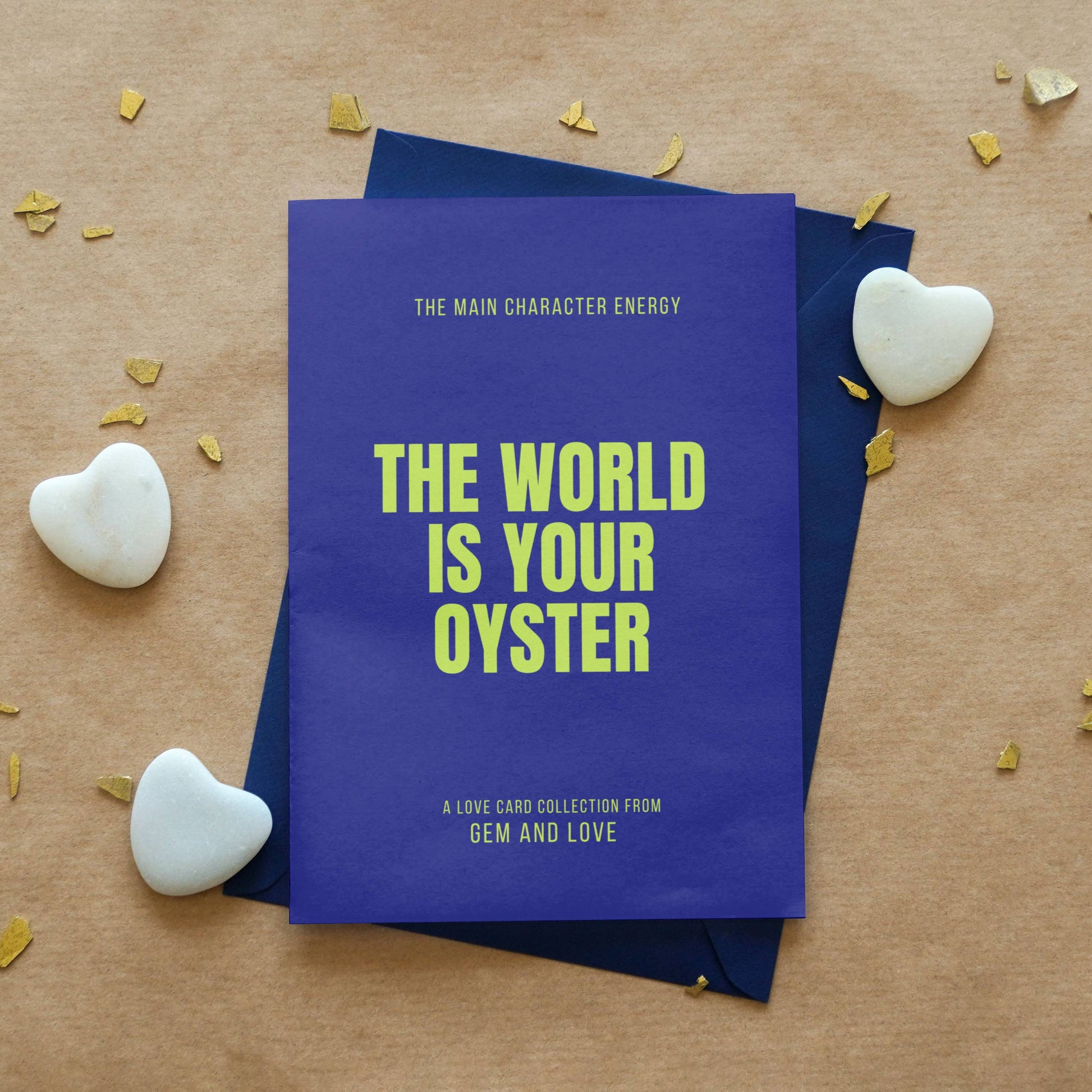 5 in one pack – Main Character Energy Motivational Postcard Set