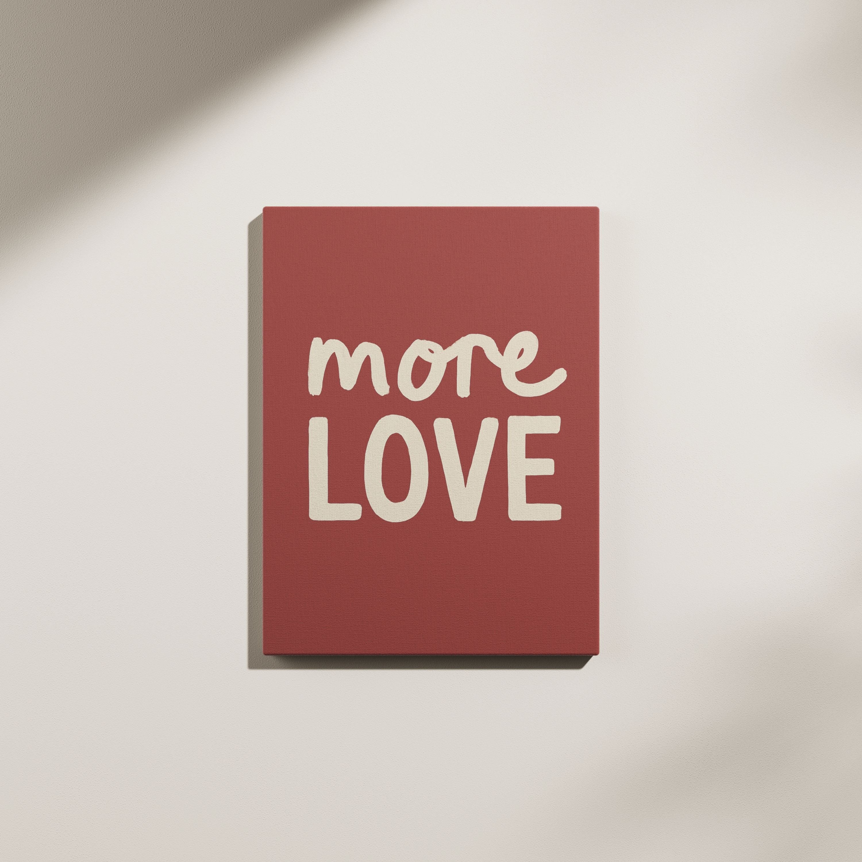 More Love Canvas Wall Art