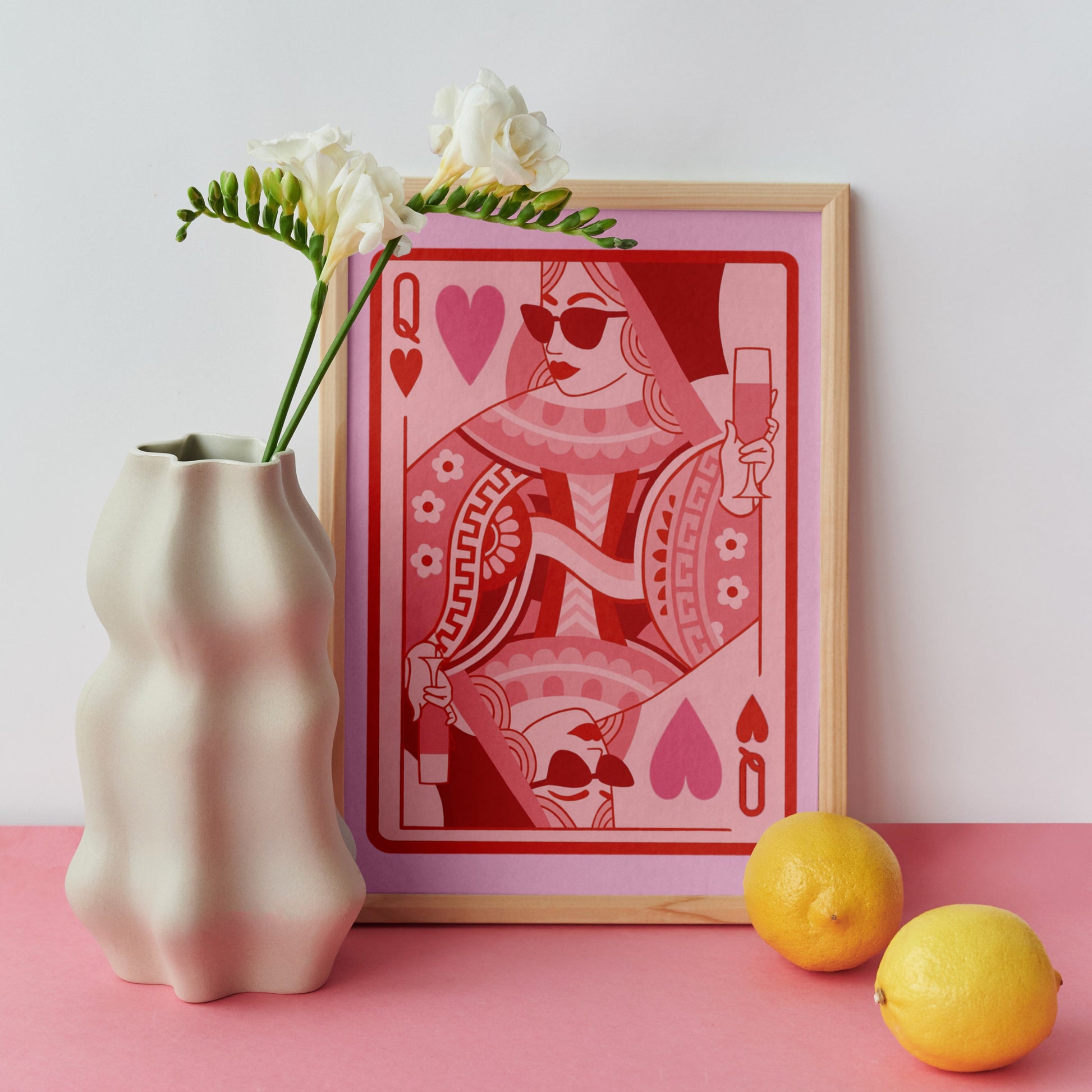 Queen of Hearts Canvas Wall Art