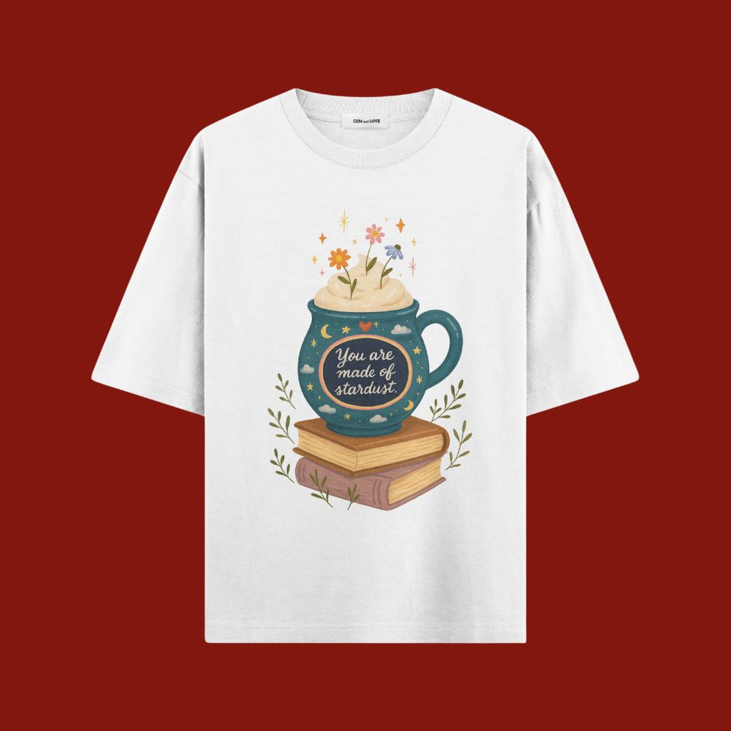 Stardust Brew Flower Pot Oversized T-Shirt