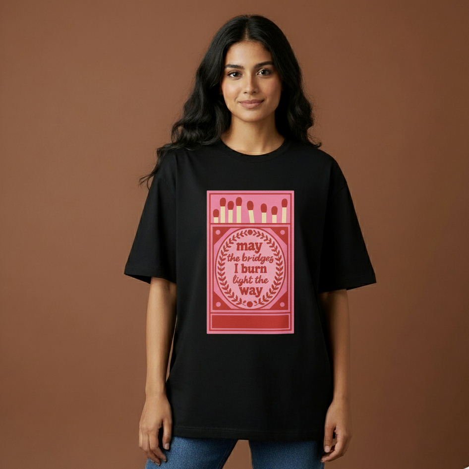 Burn Bright - Oversized T-Shirt
