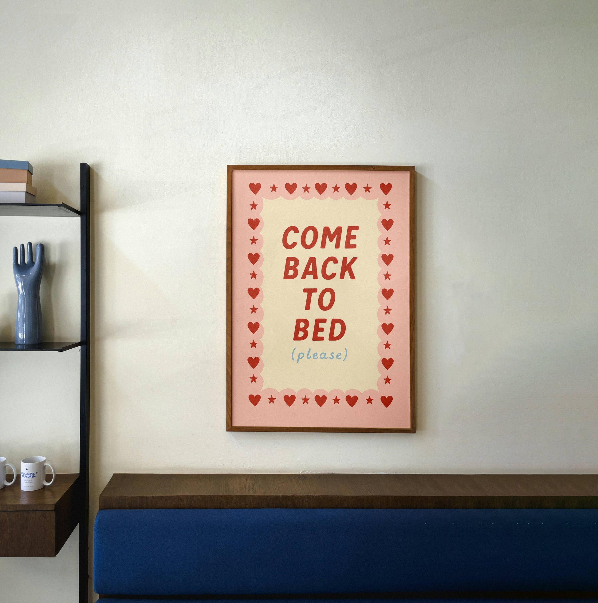 Come Back to Bed Wall Canvas Wall art
