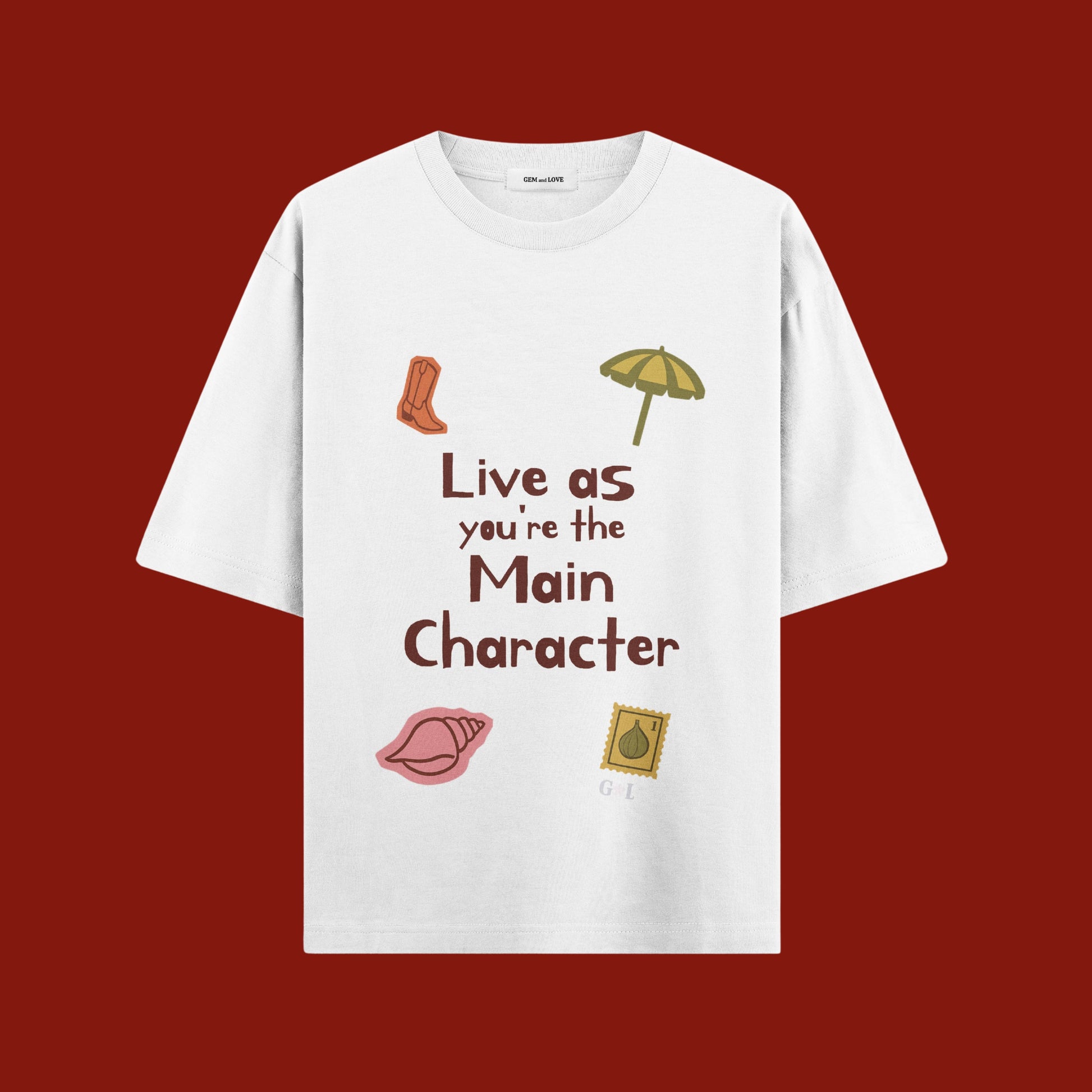 Main Character Energy Oversized T-Shirt